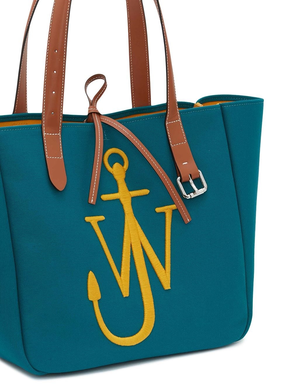 logo-embroidered tote bag - 4