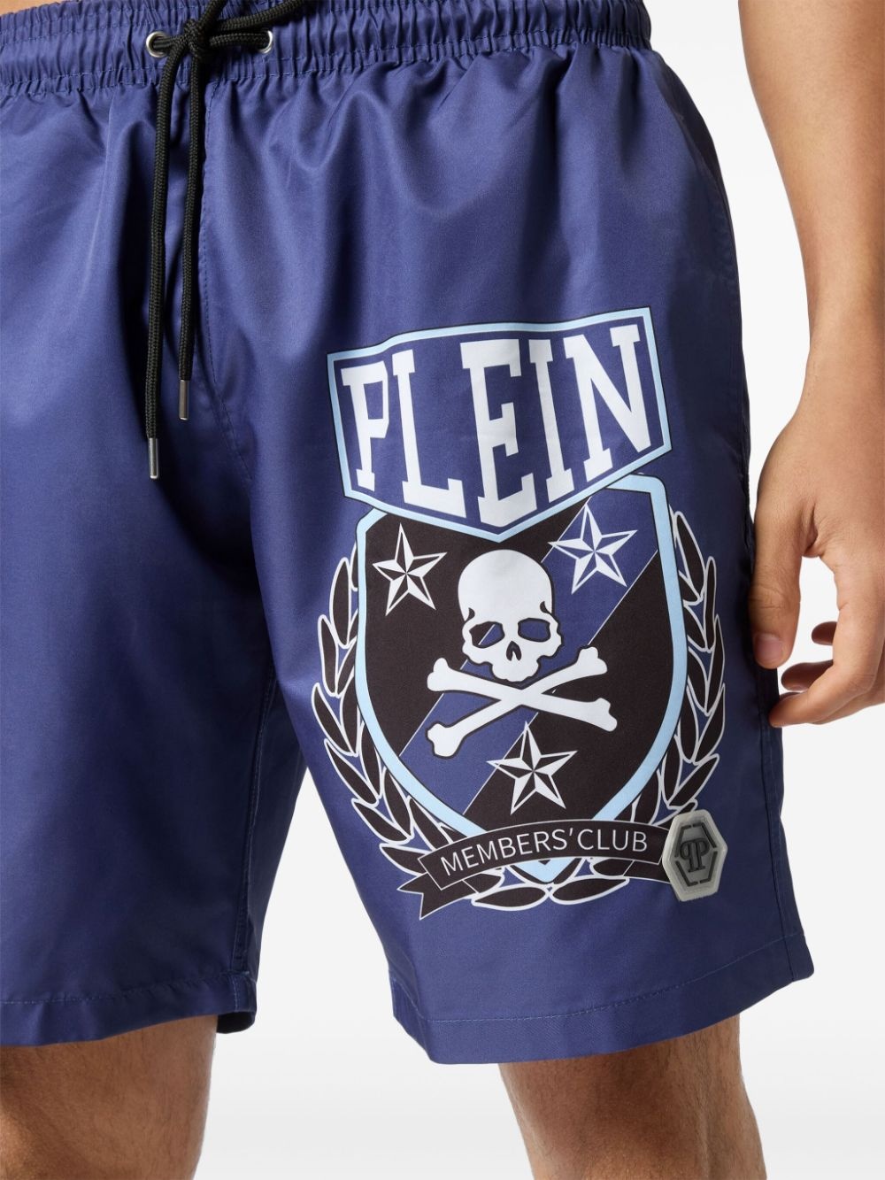 Skull&Bones-print swim shorts - 5