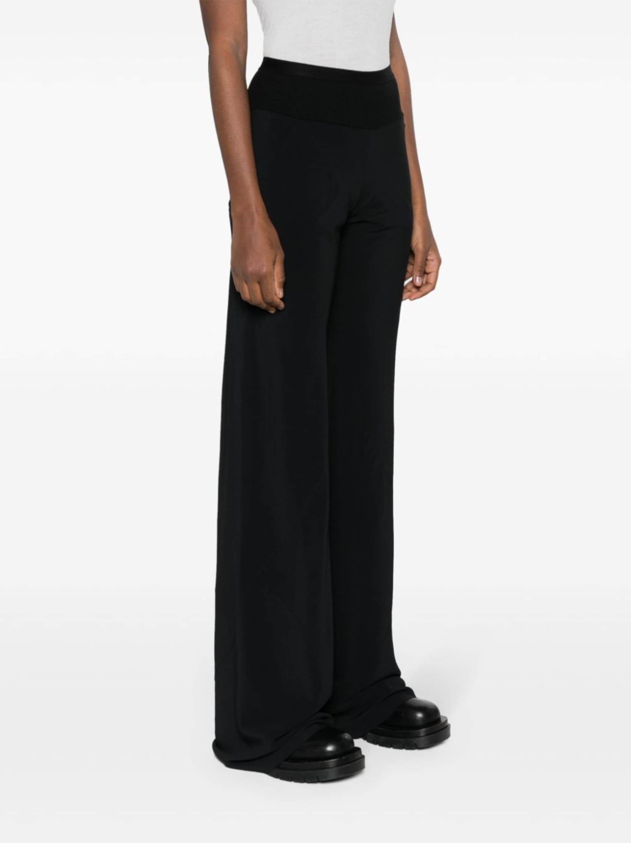 Bias flare-leg trousers - 3