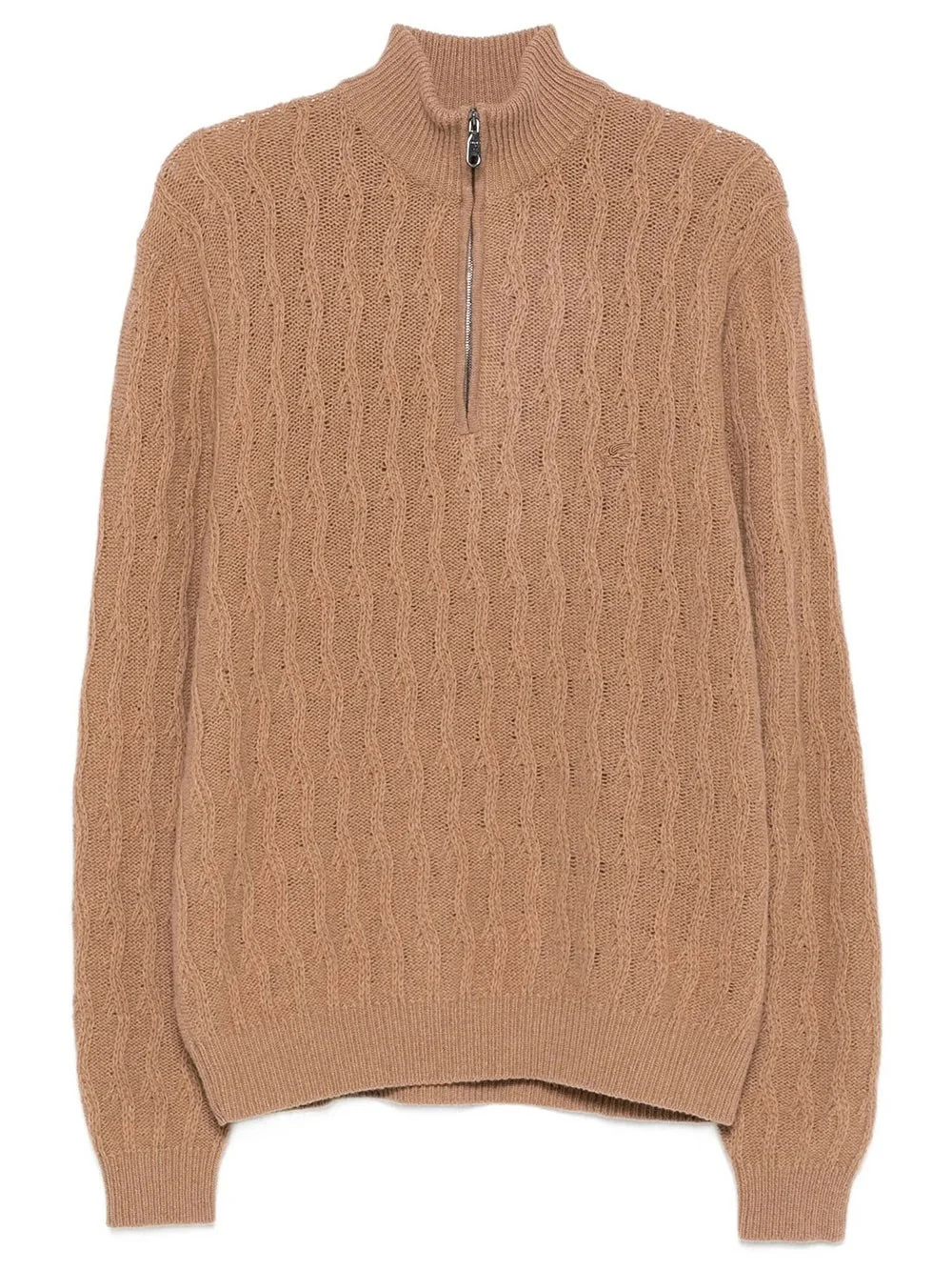 ROMA CASHMERE SWEATER WITH ZIP - 1