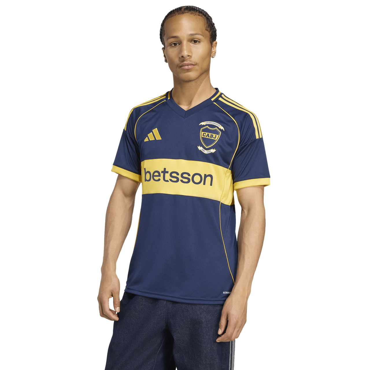 adidas Mens Boca Juniors adidas Boca Juniors Home Jersey - 1