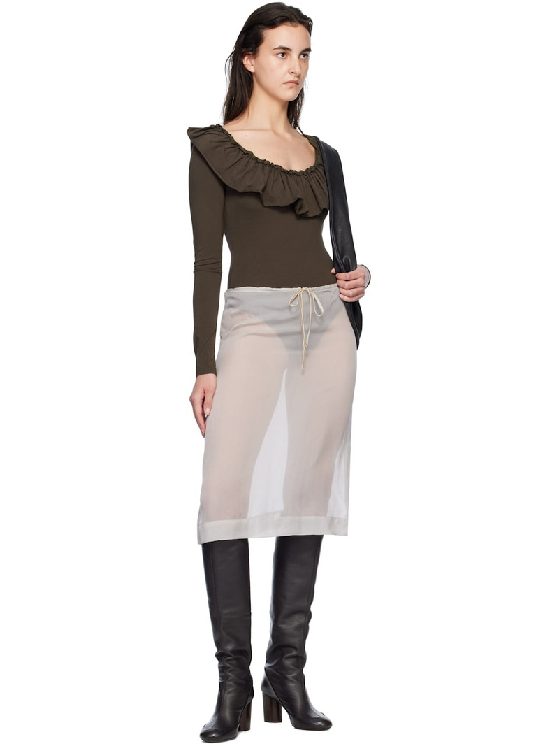 paloma wool Gray Mileva Midi Skirt outlook