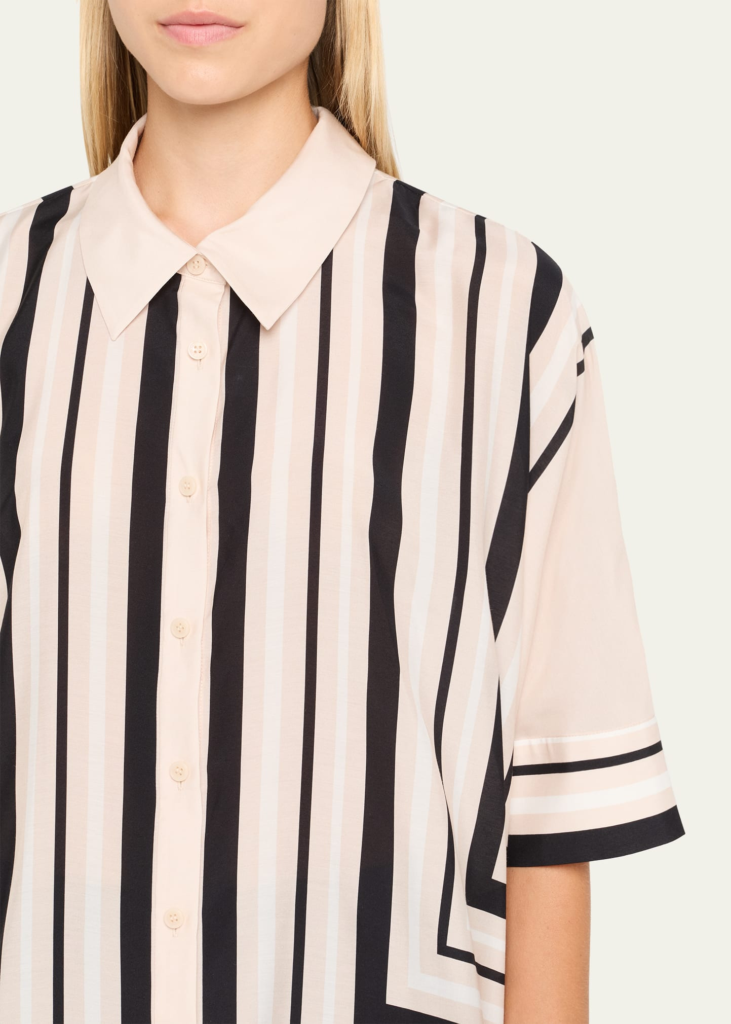 Bowman Oversized Button-Front Shirt - 5