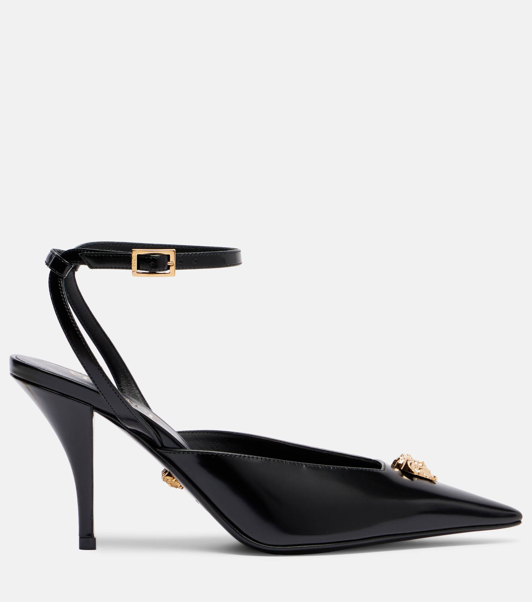 La Medusa 85 leather pumps - 4
