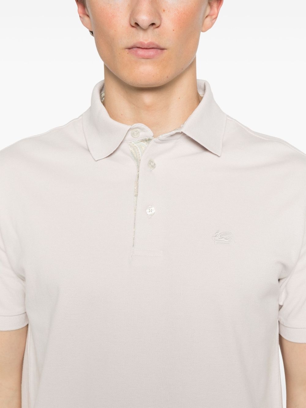 cotton polo shirt - 4