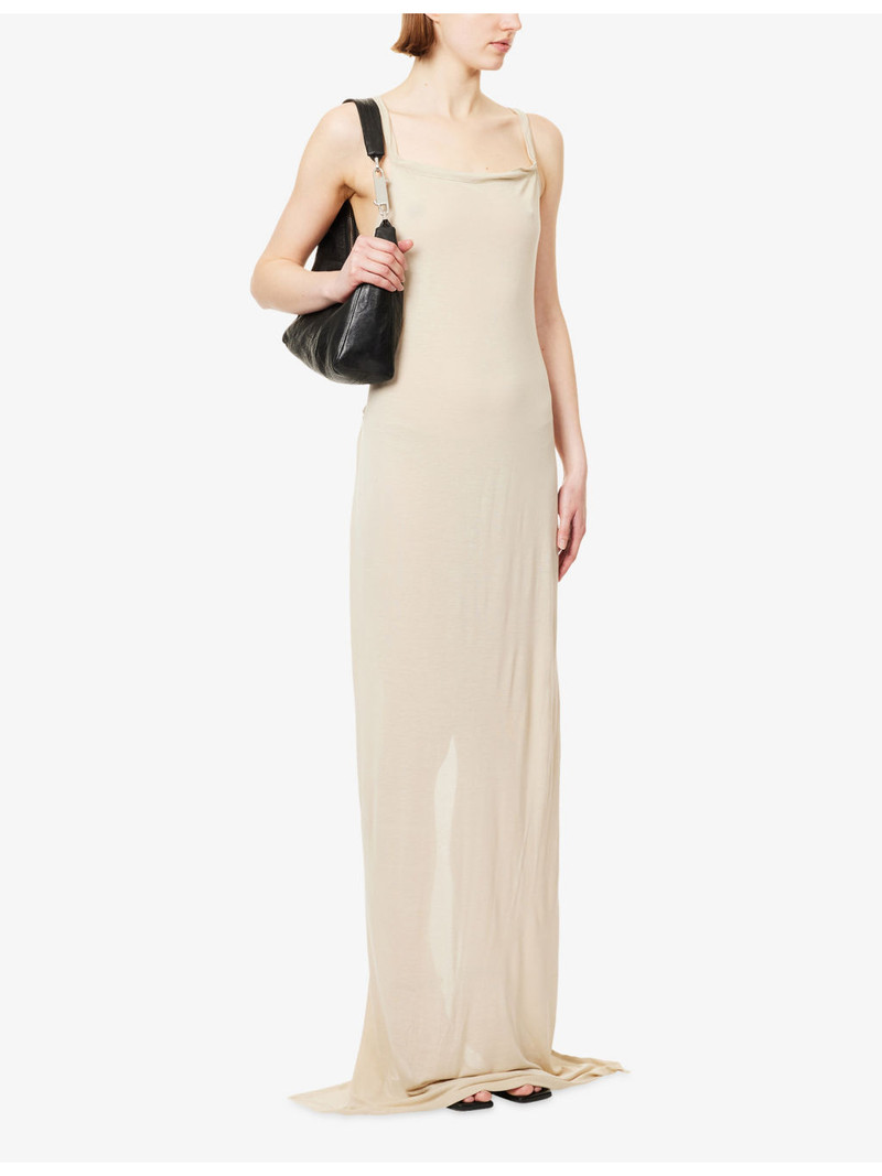 Rick Owens Sleeveless Temple Jersey Maxi Dress outlook