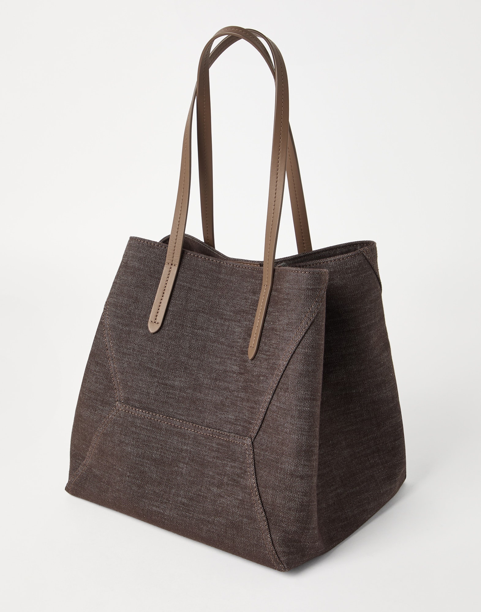 BC Duo bag in no-fade denim with monili - 3