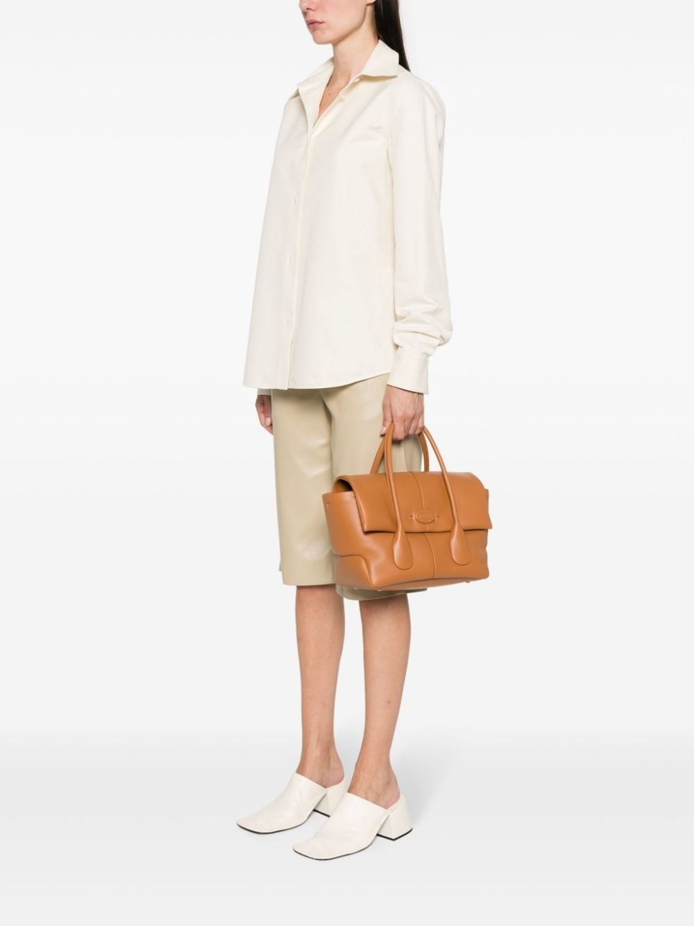 Di Bag small leather tote bag - 4