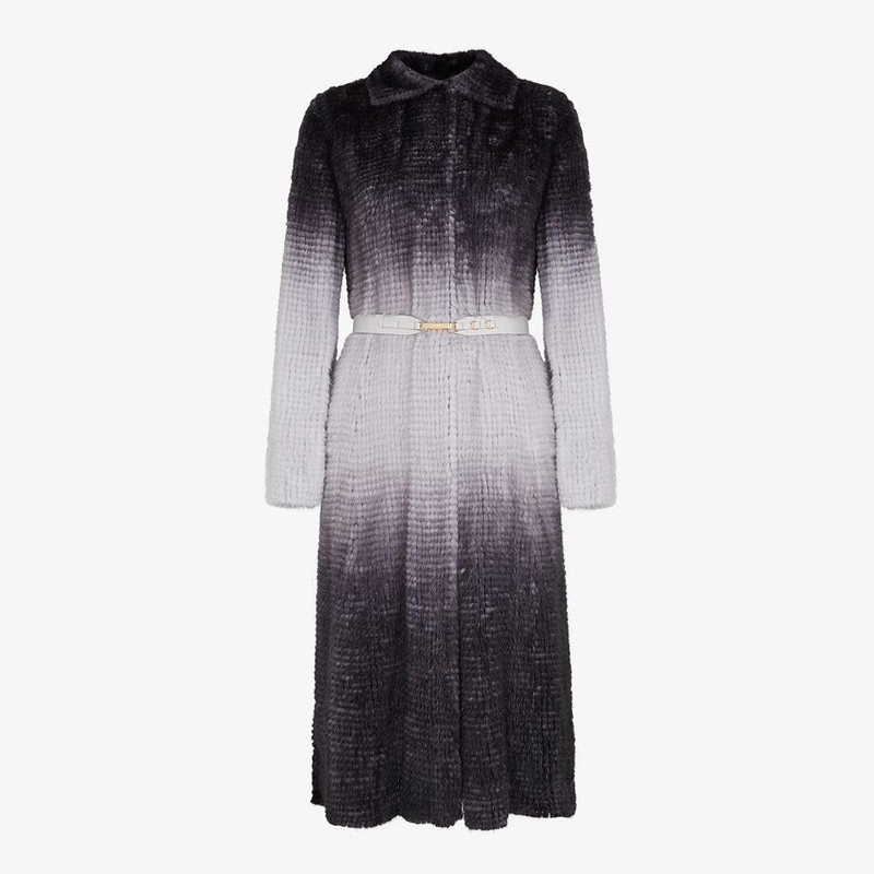 Gray mink coat 1