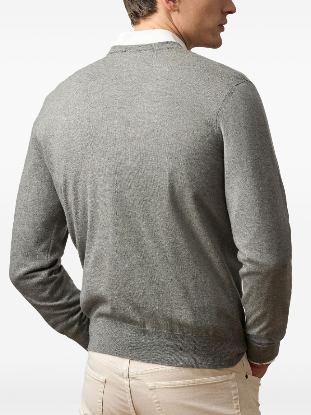 jersey-knit cashmere pullover - 3