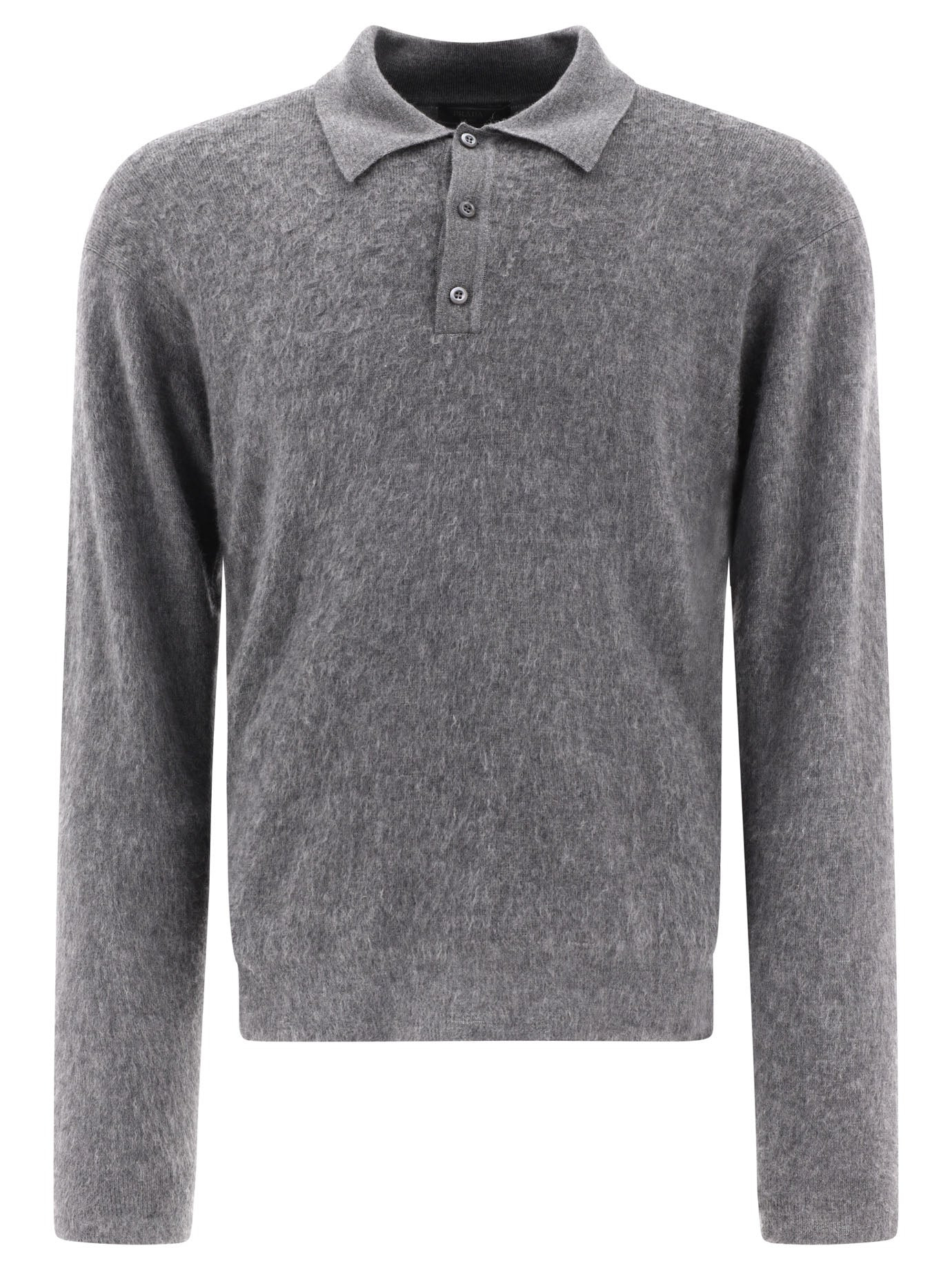 Prada Cashmere And Silk Polo Shirt - 1