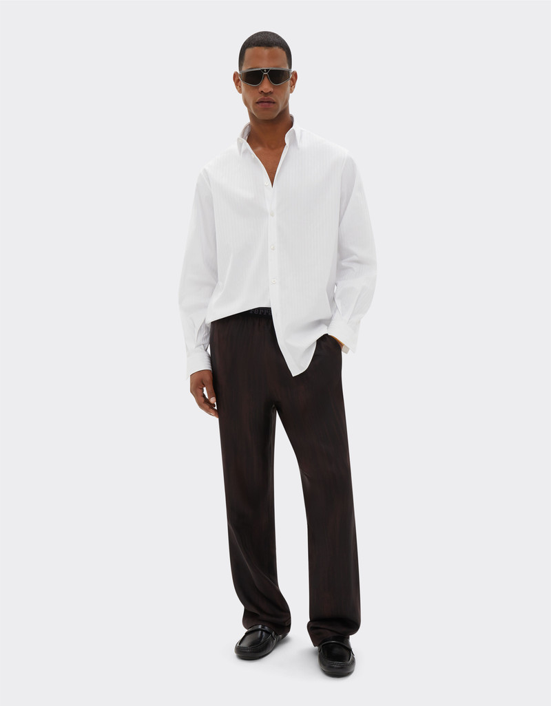 Ferrari Striped poplin shirt outlook