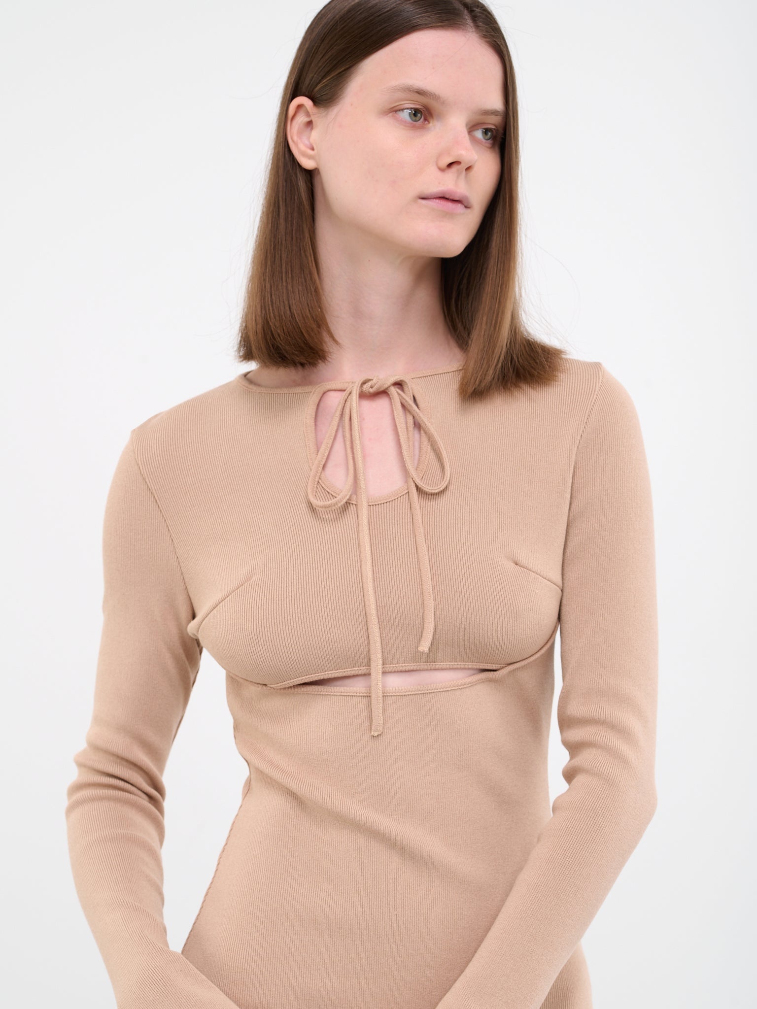 Cut-Out Knit Dress - 4