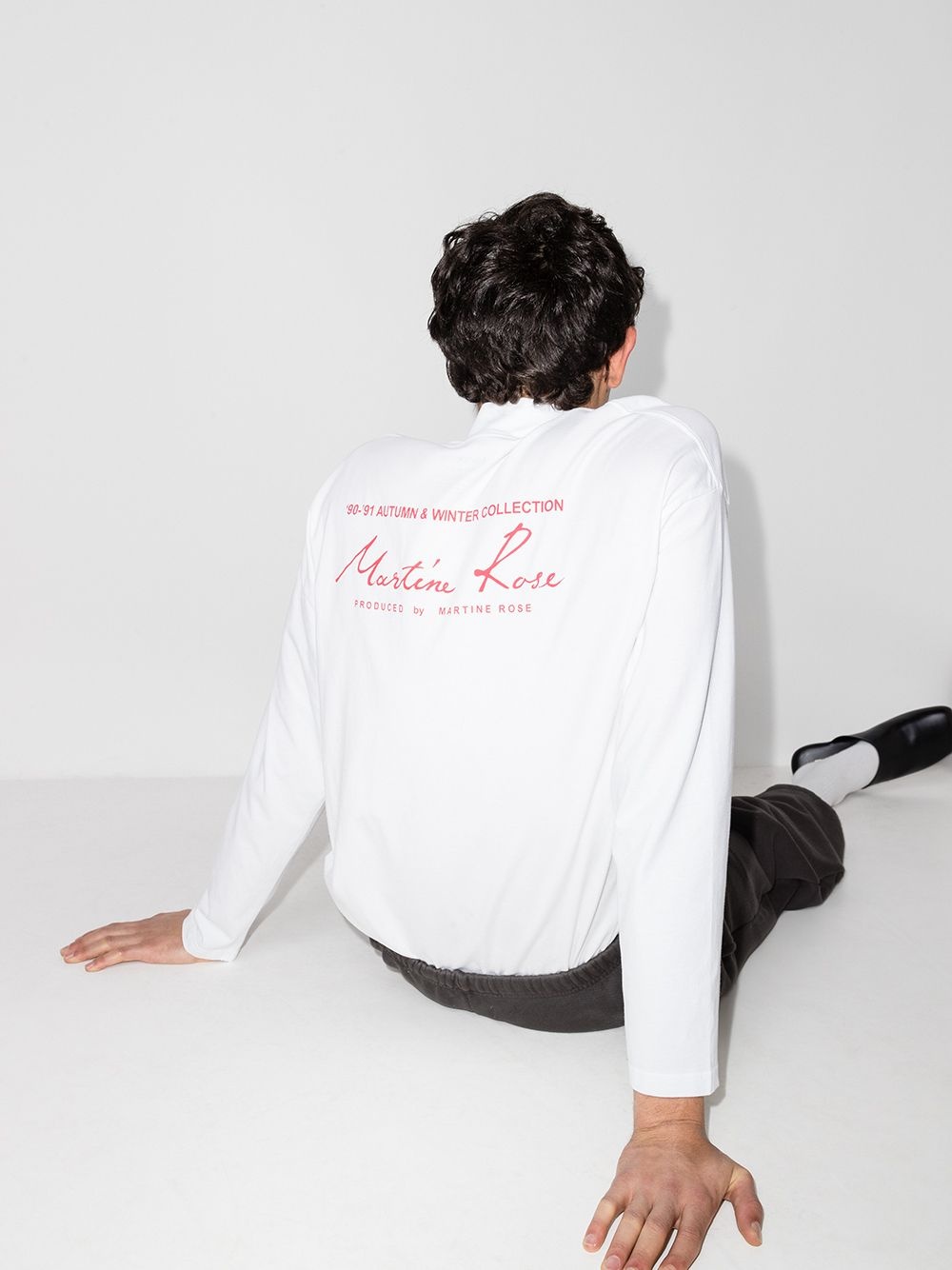 logo-print long-sleeve T-shirt - 5