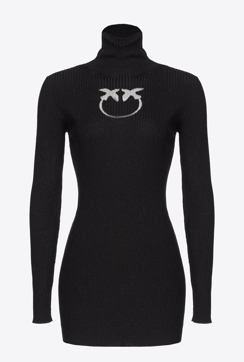 WOOL TURTLENECK SWEATER 와 로고 1
