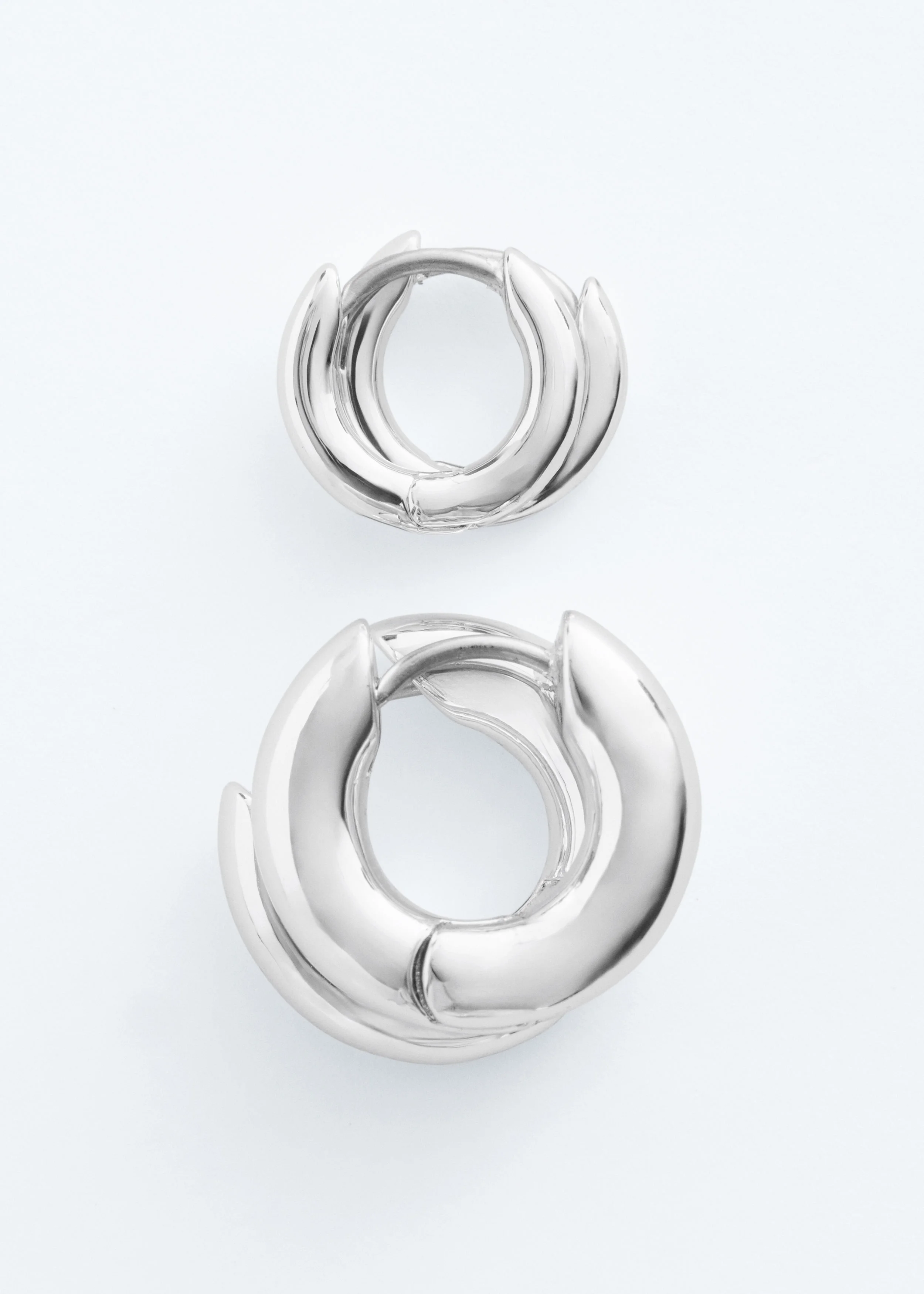 Chunky Hoop Earring Set - 1