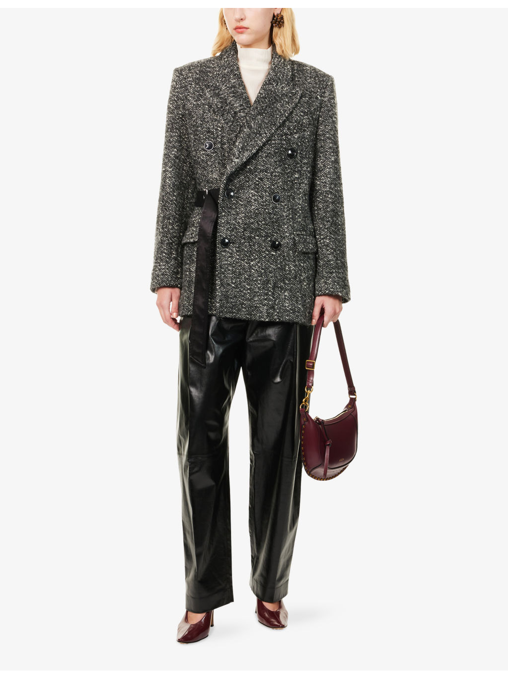 Atrium Ezzia Double-Breasted Wool-Blend Jacket - 2