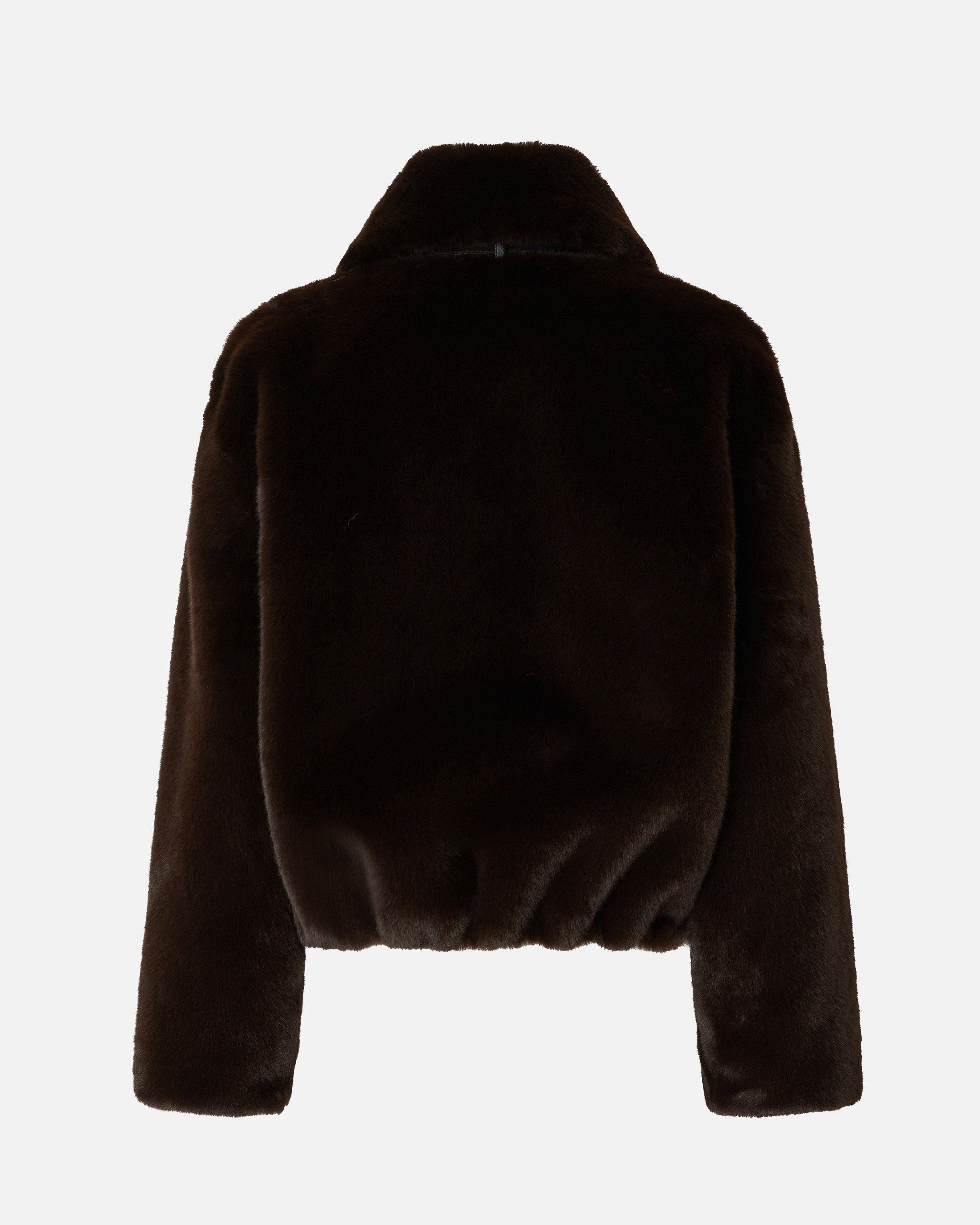 SHORT MINK-EFFECT BLOUSON - 2