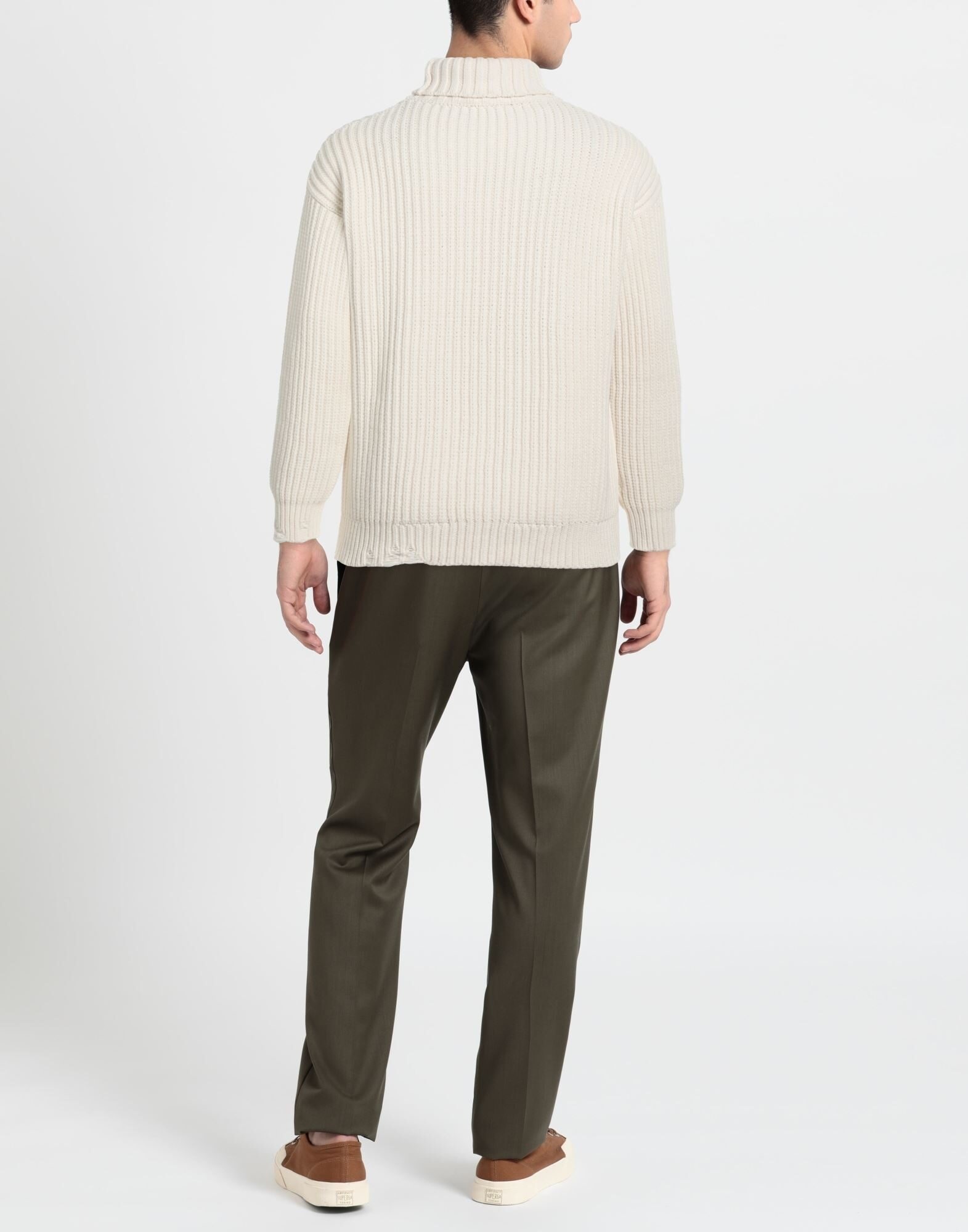 White Men's Turtleneck - 3