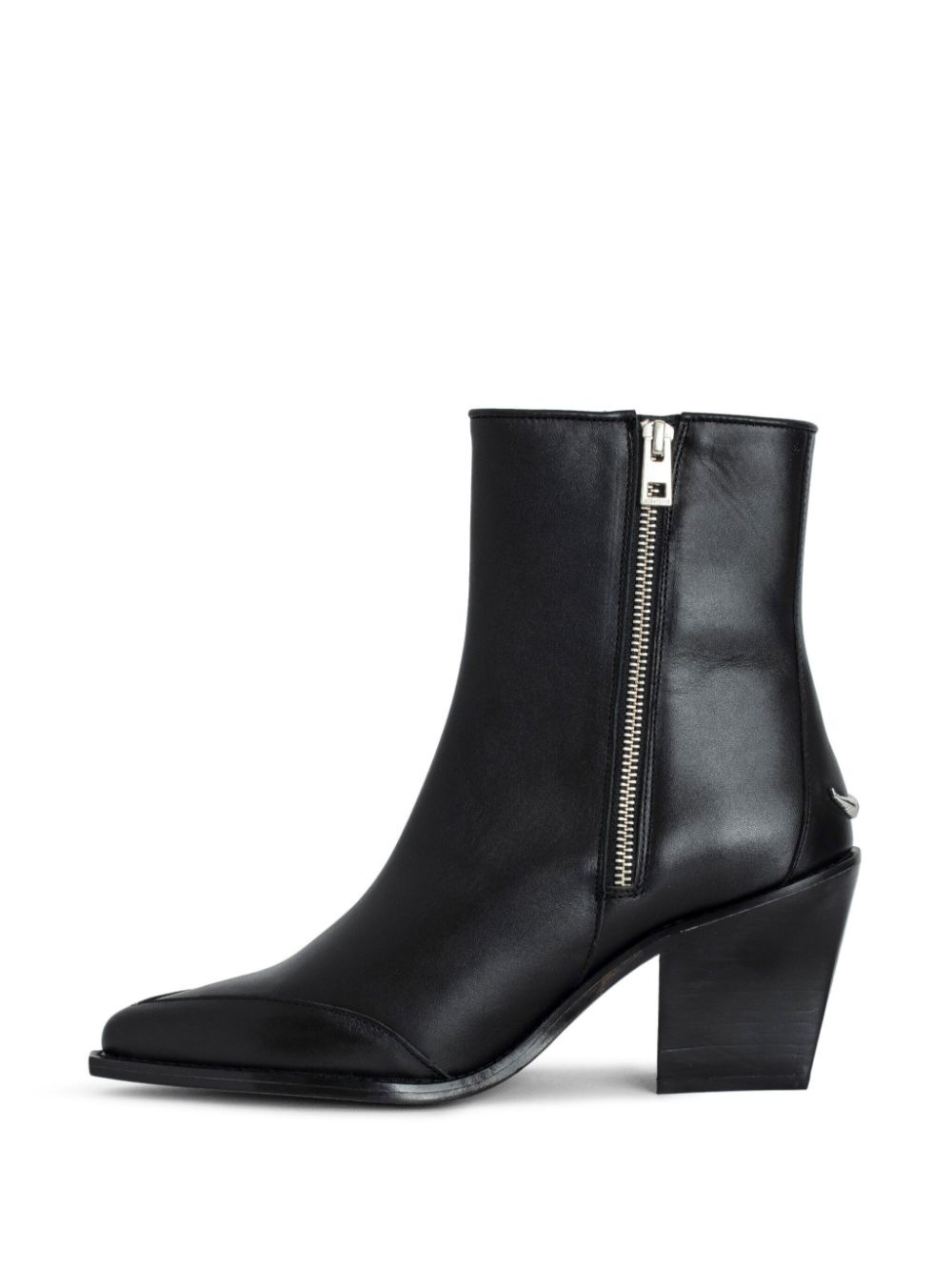 Cara 70mm leather boots - 5
