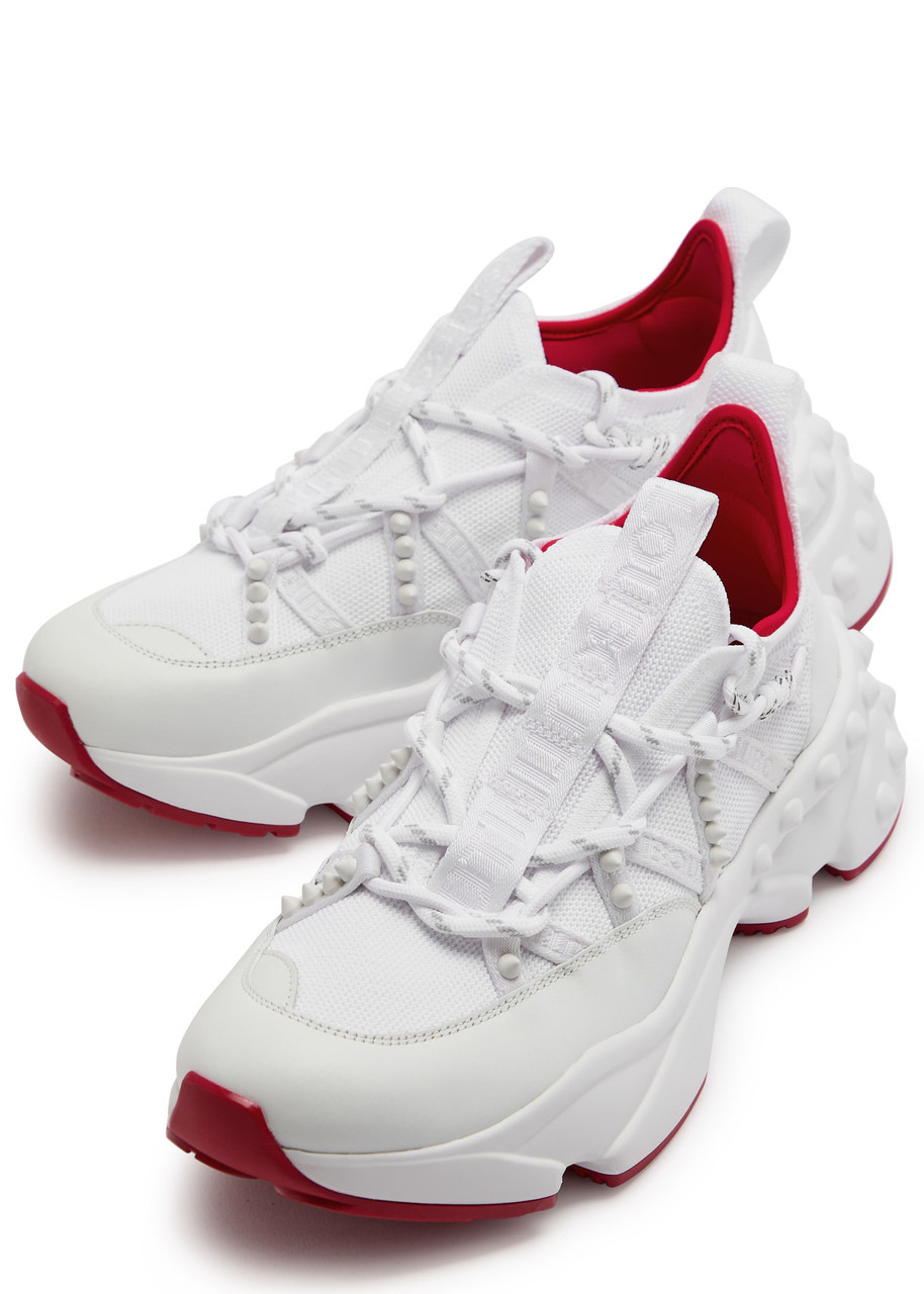 Christian Louboutin Trailnrun Panelled Mesh-knit Sneakers - 3