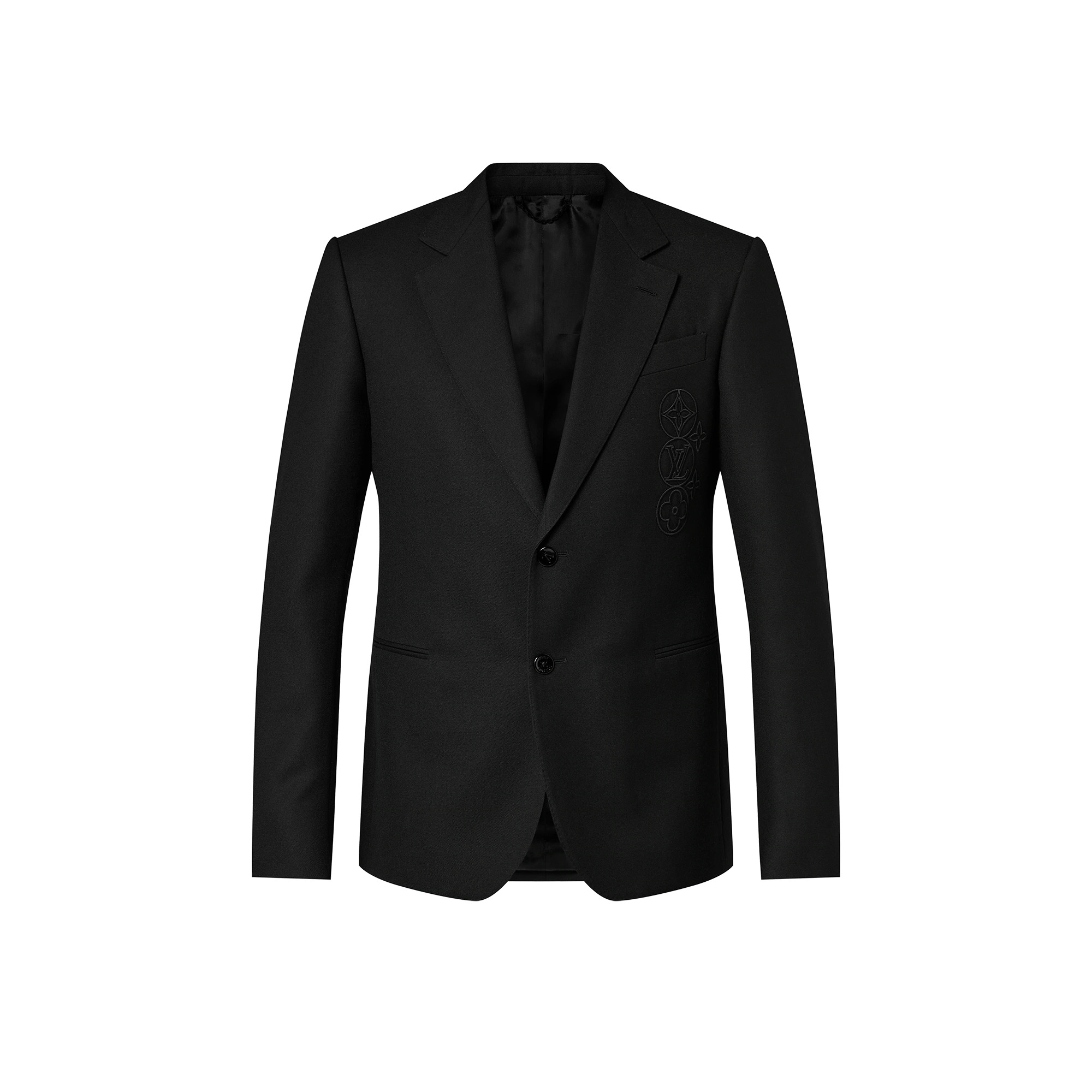 Embroidered Signature Wool Pont Neuf Jacket - 1