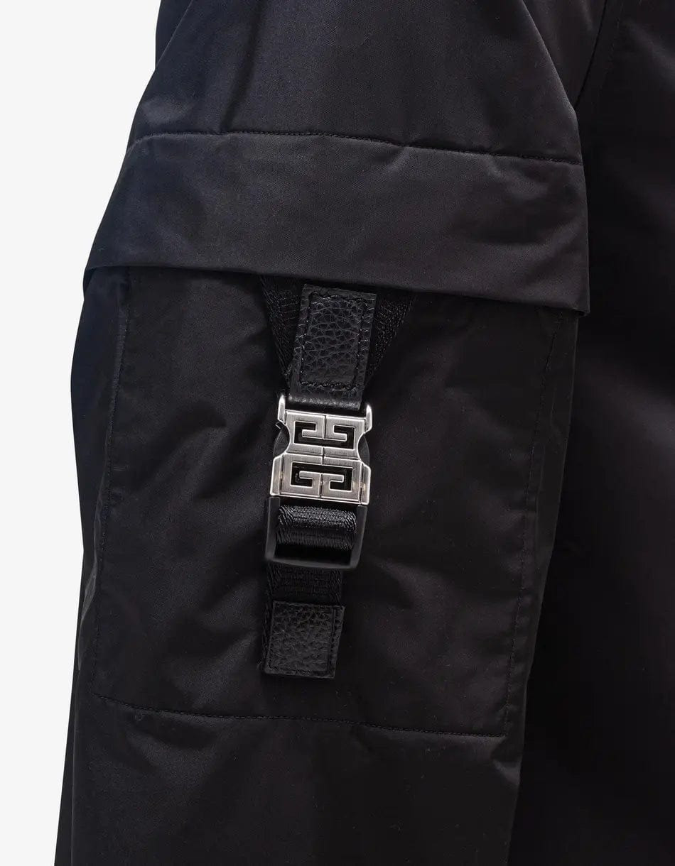 Givenchy Black 4G Buckle Pocket Overshirt - 7