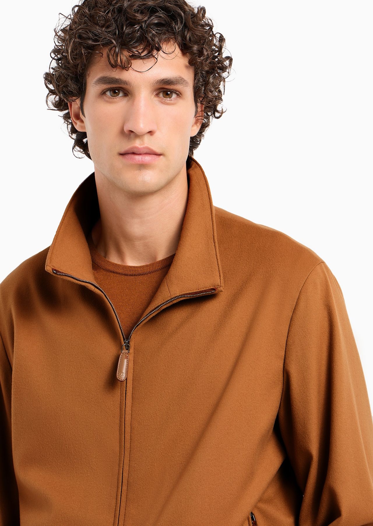 Giorgio Armani Vicuña blouson in lightweight pure vicuña cloth - 6