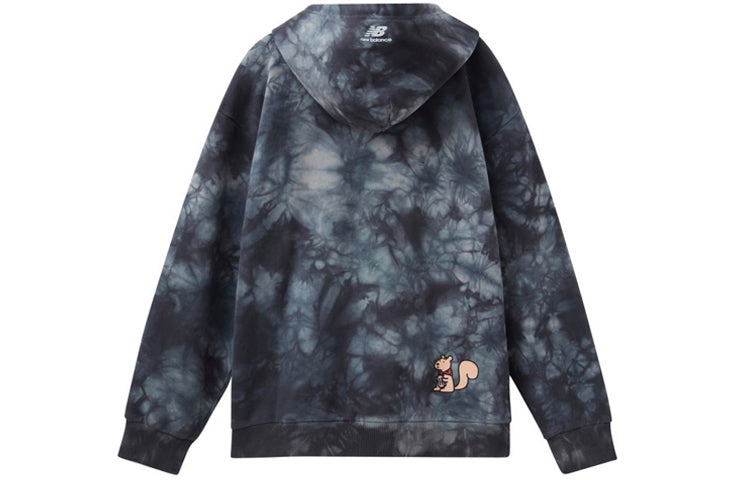 New Balance x JHI Tie Dye Dirty Crates Hoodie 'Black Grey' NCA89023-BK - 2
