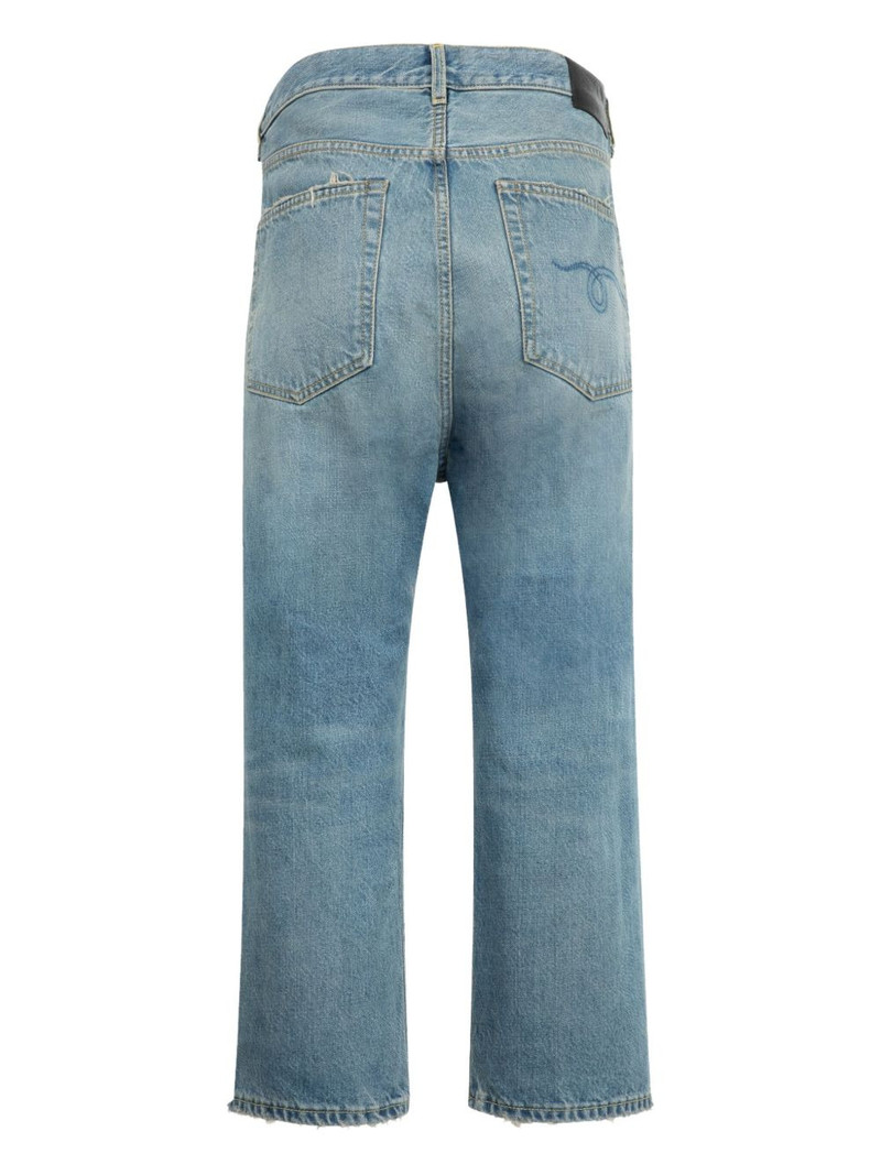 R13 frayed-edge jeans outlook