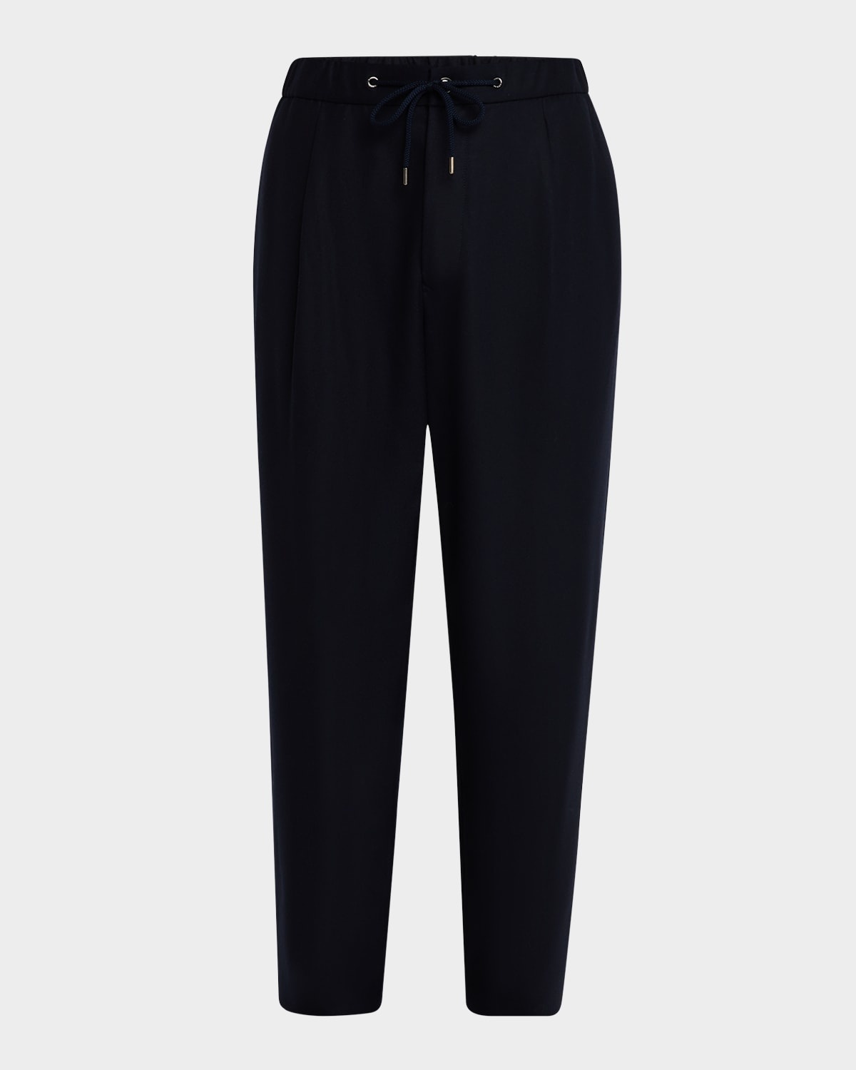 Men's Cashmere Drawstring Trousers - 1