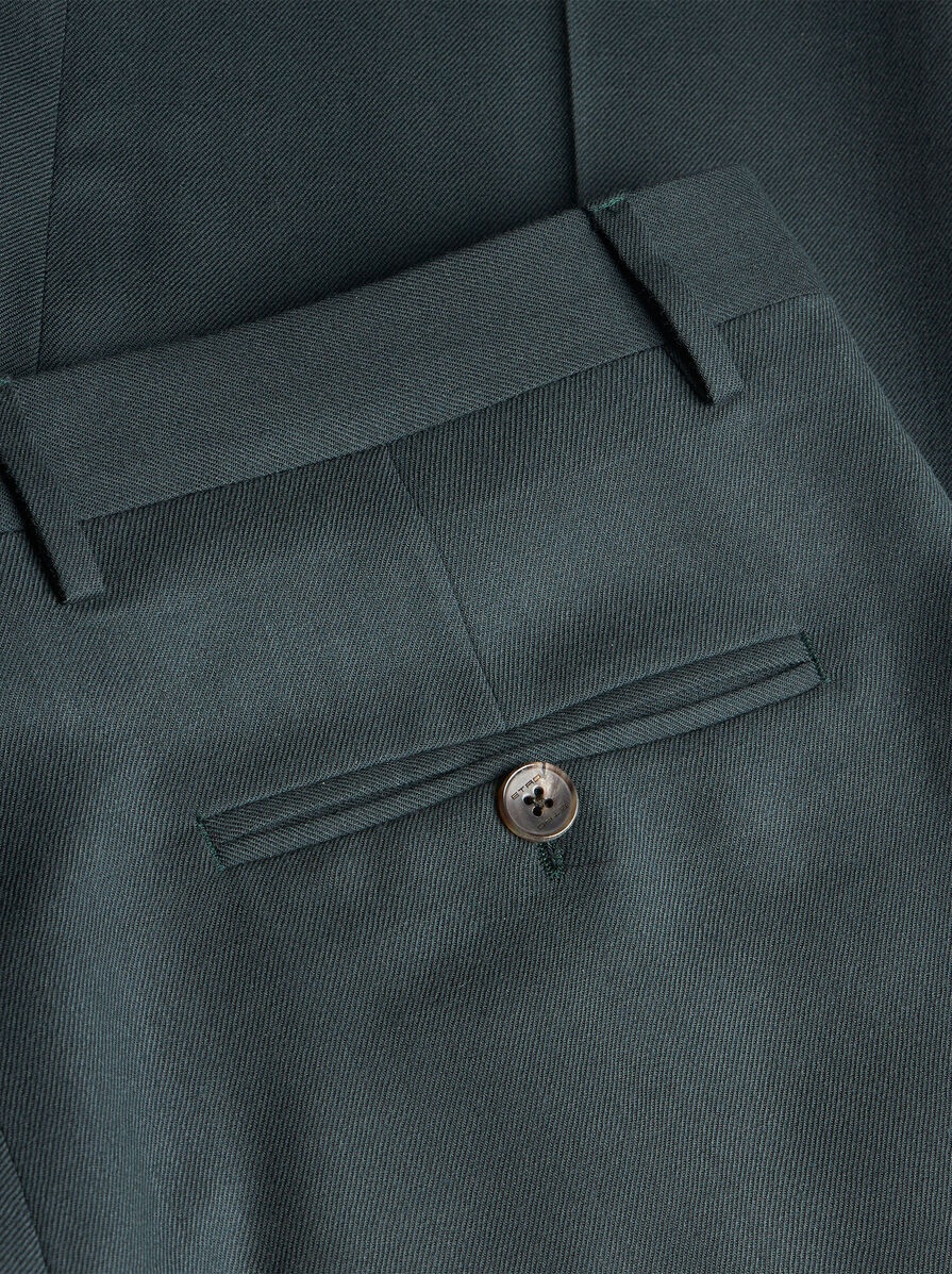WOOL TROUSERS WITH PLEATS - 7