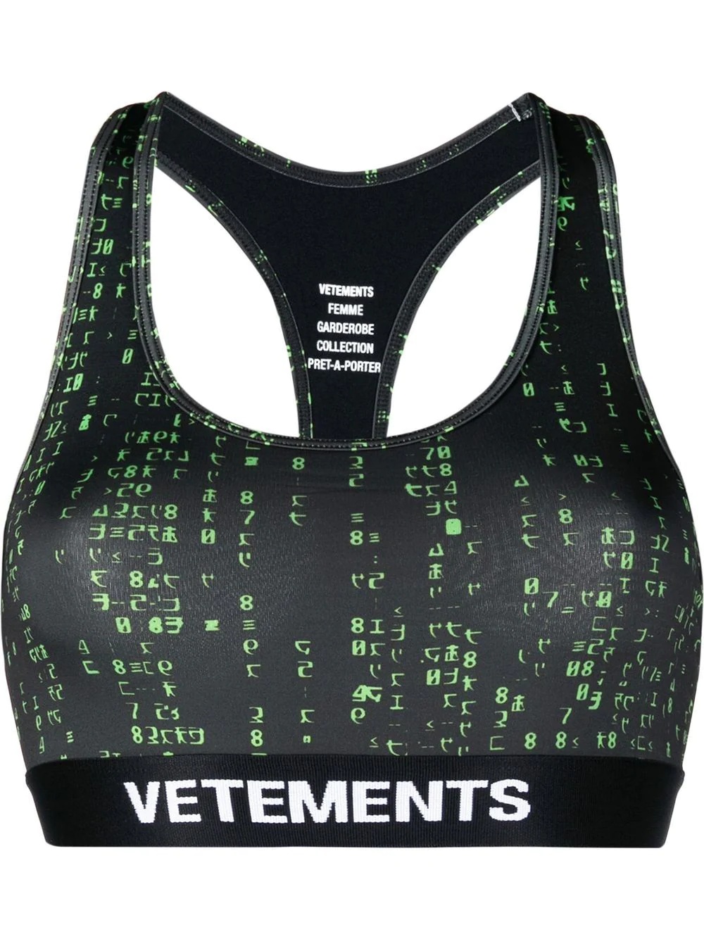 logo-underband cropped vest - 1