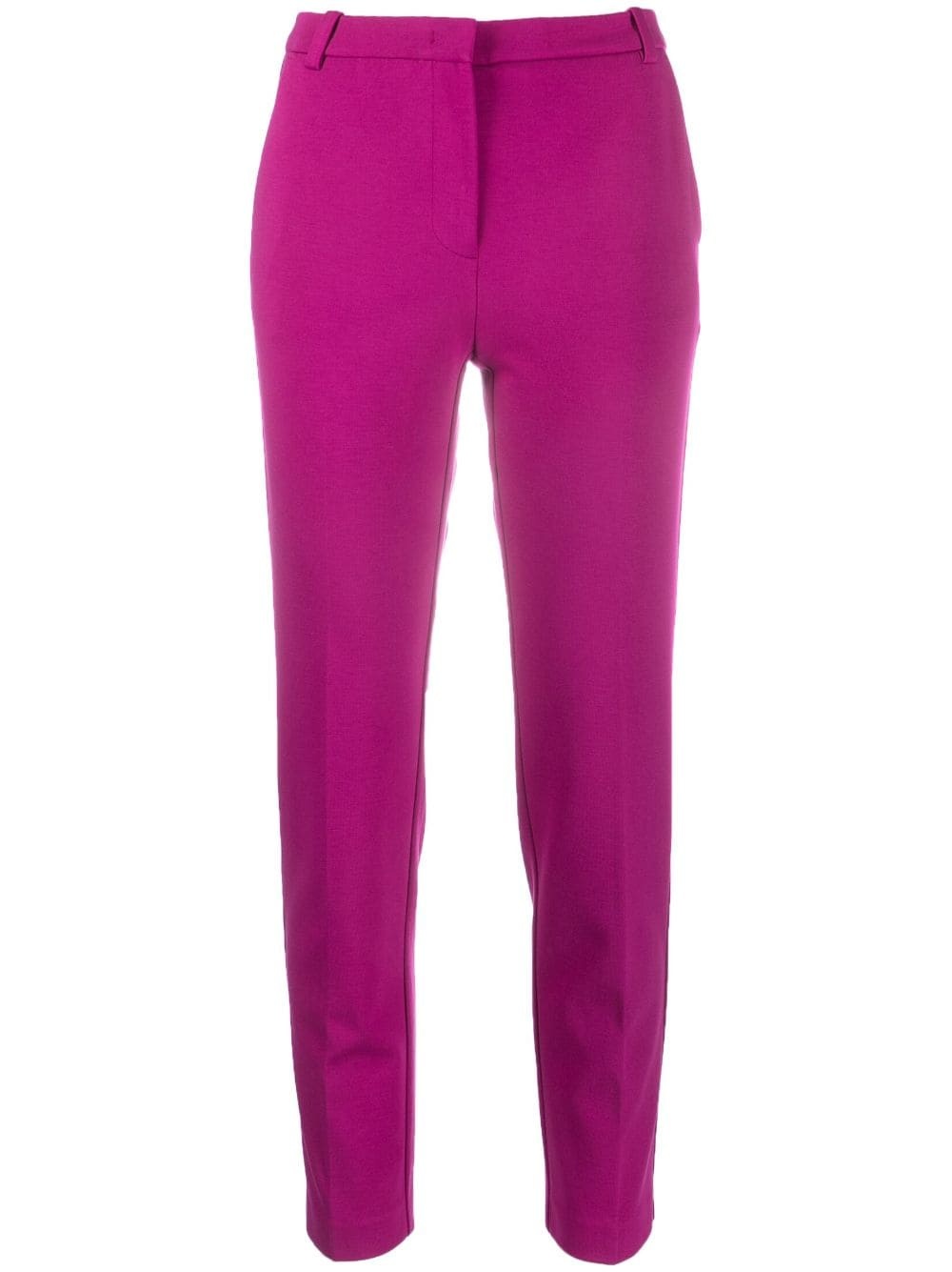 high-waisted cropped trousers - 1