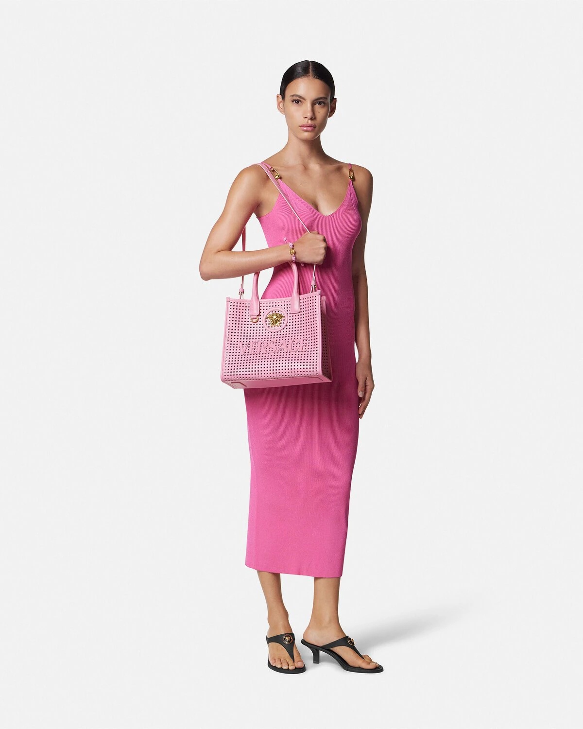 La Medusa Laser-Cut Small Tote Bag - 4