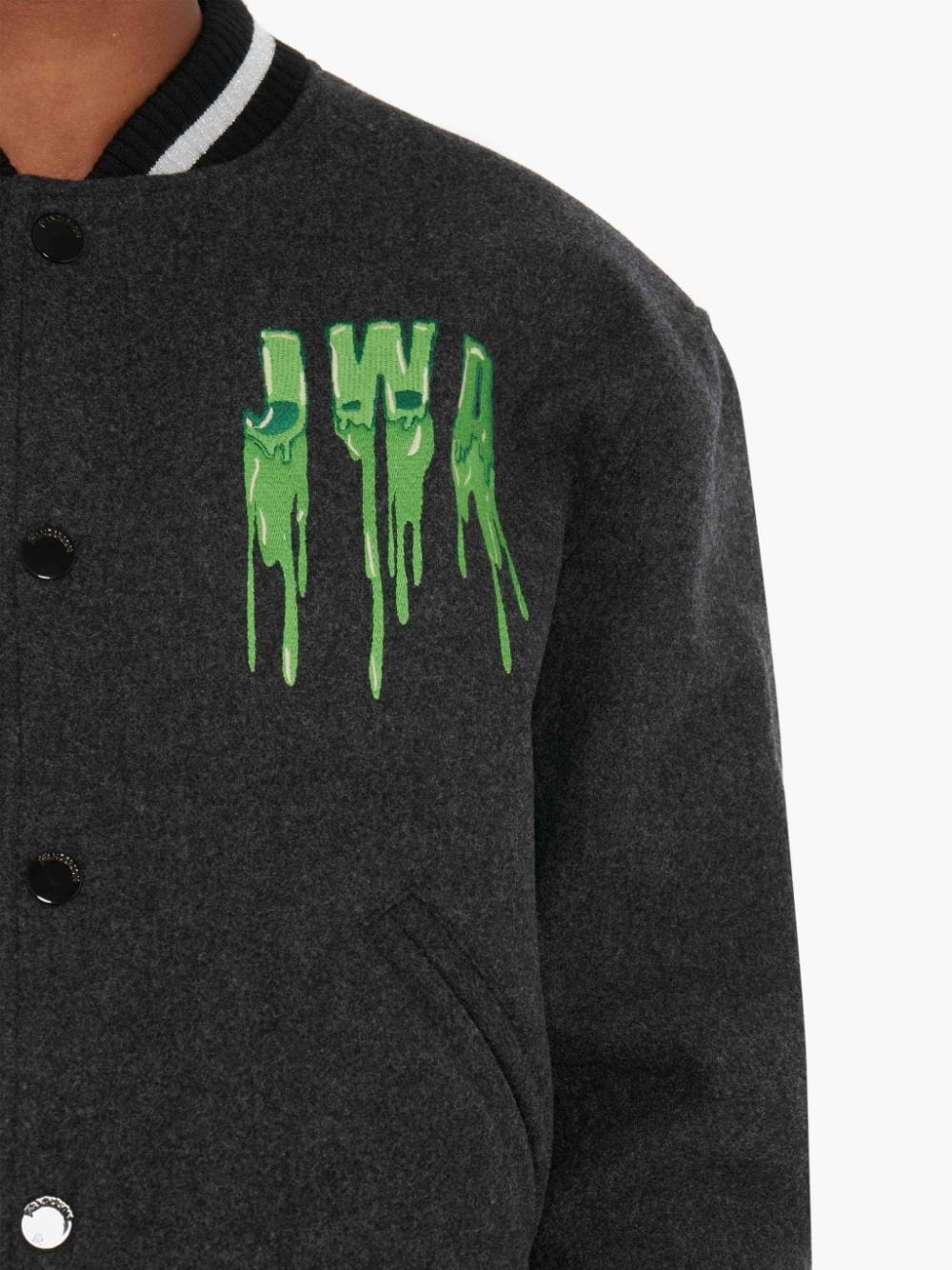 LOGO-EMBROIDERED BOMBER JACKET - 5