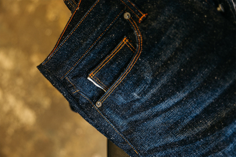 The Hammer Straight Old Nep Indigo - Deryck 13.5oz Selvedge 3