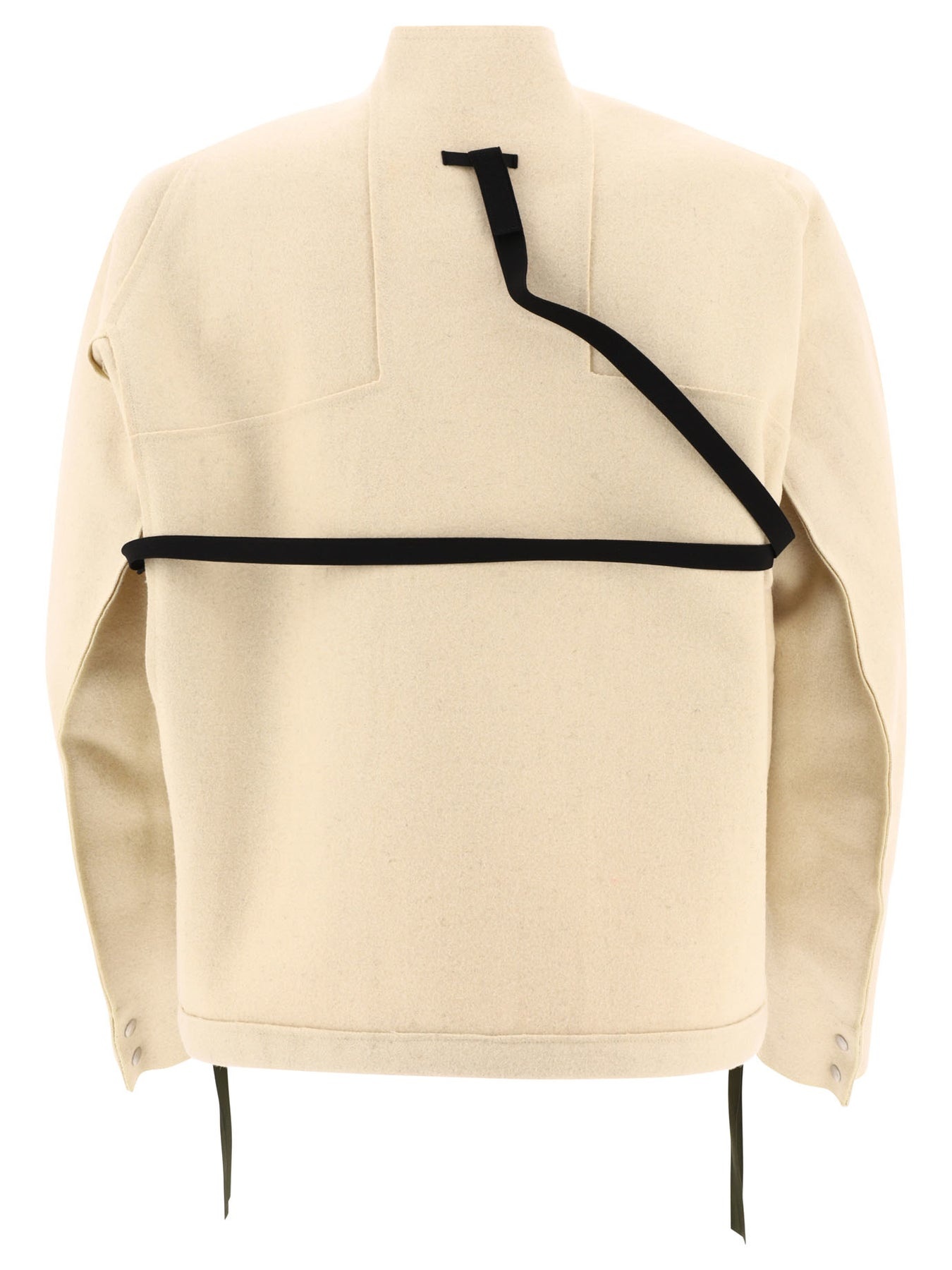 ACRONYM ホワイトジャケット M J70-BU ACRONYM J70-BU Burel® Wool Jacket White | REVERSIBLE
