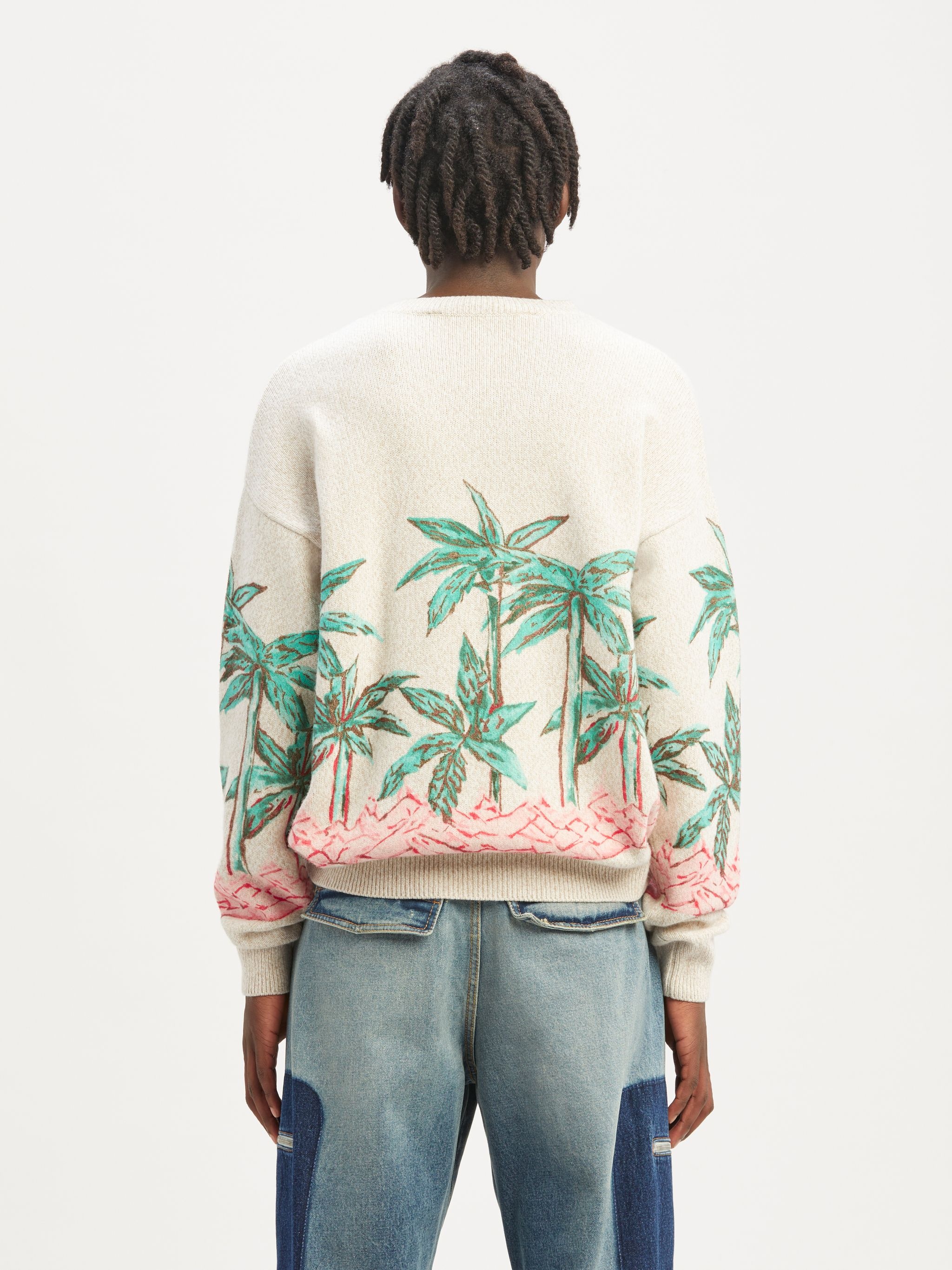 Palms Row Printed Sweater - 5