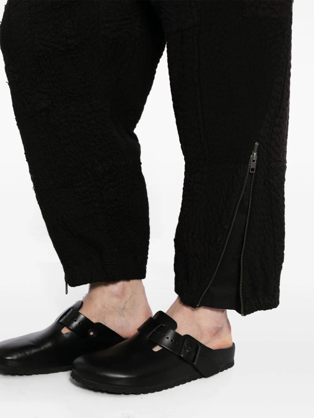 TAPERED-LEG COTTON TROUSERS - 5