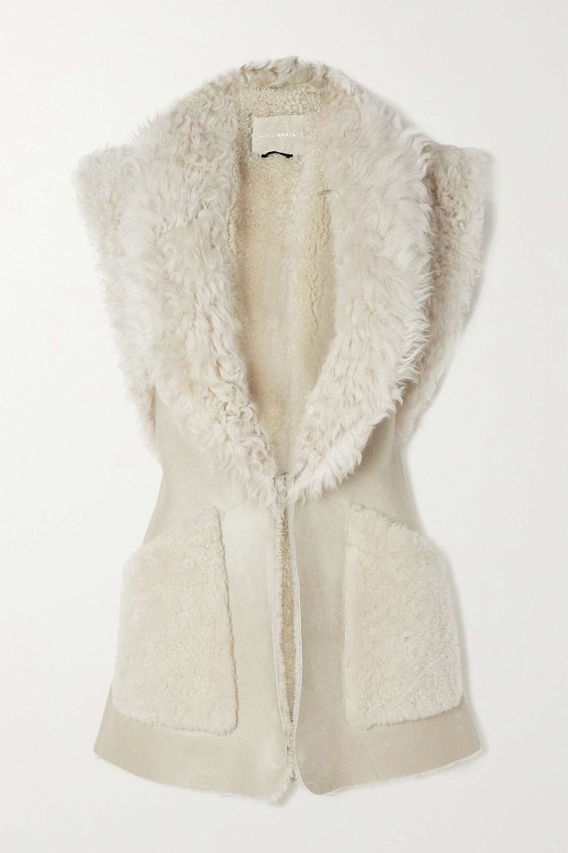 Bryana shearling gilet 1