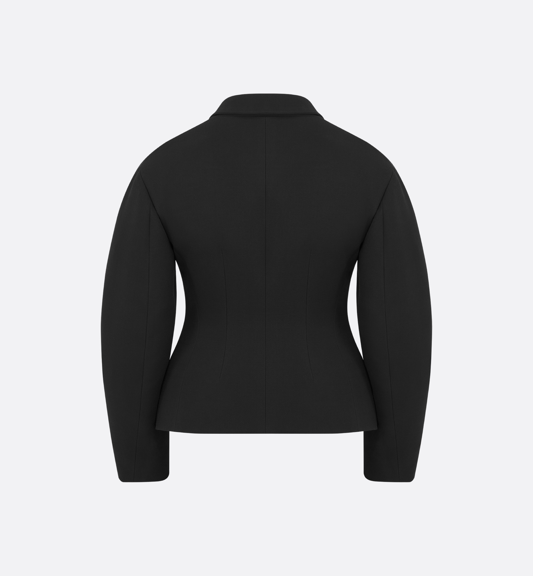 Fitted Jacket with Puff Sleeves - 2