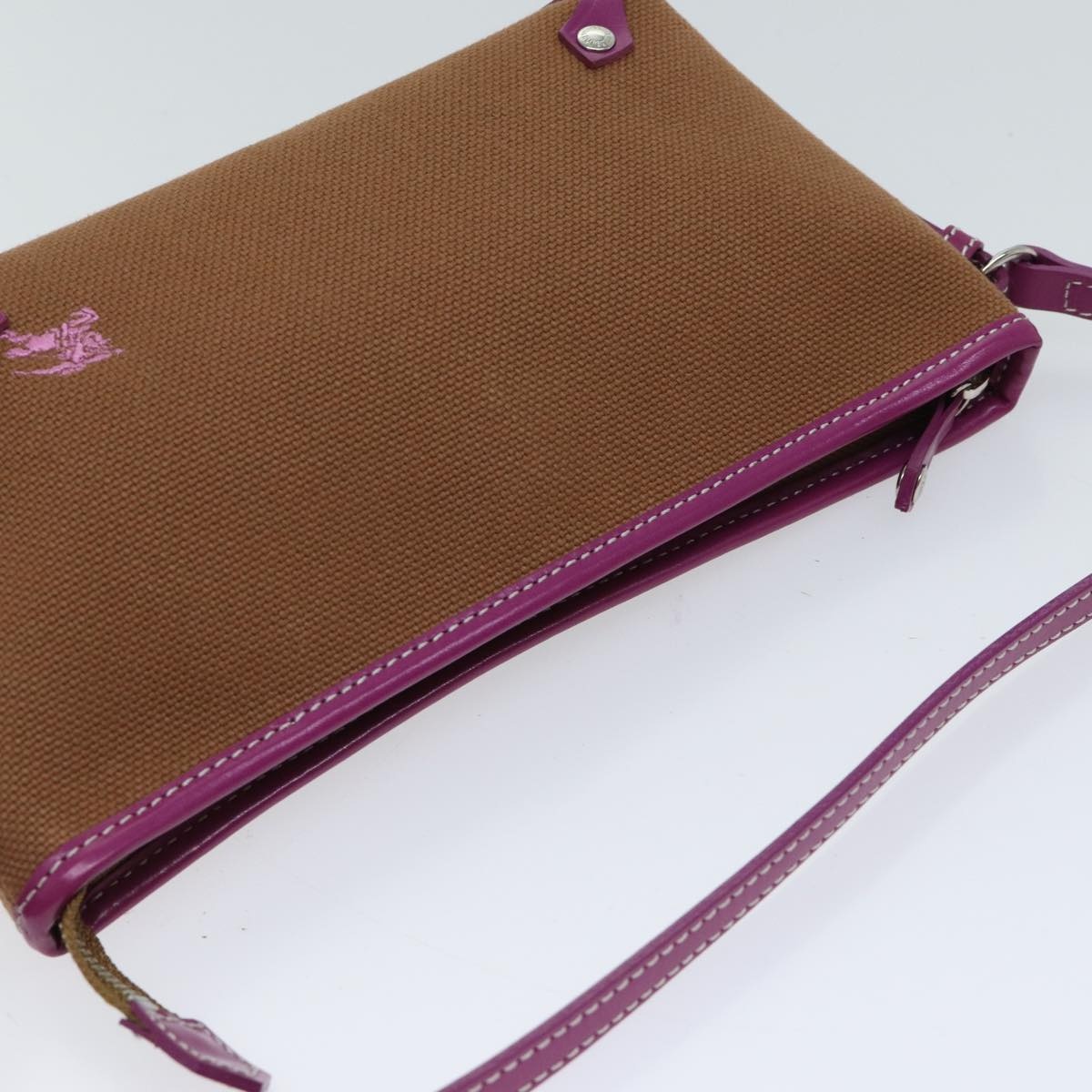 Burberry Blue Label Shoulder Bag Canvas Brown - 6