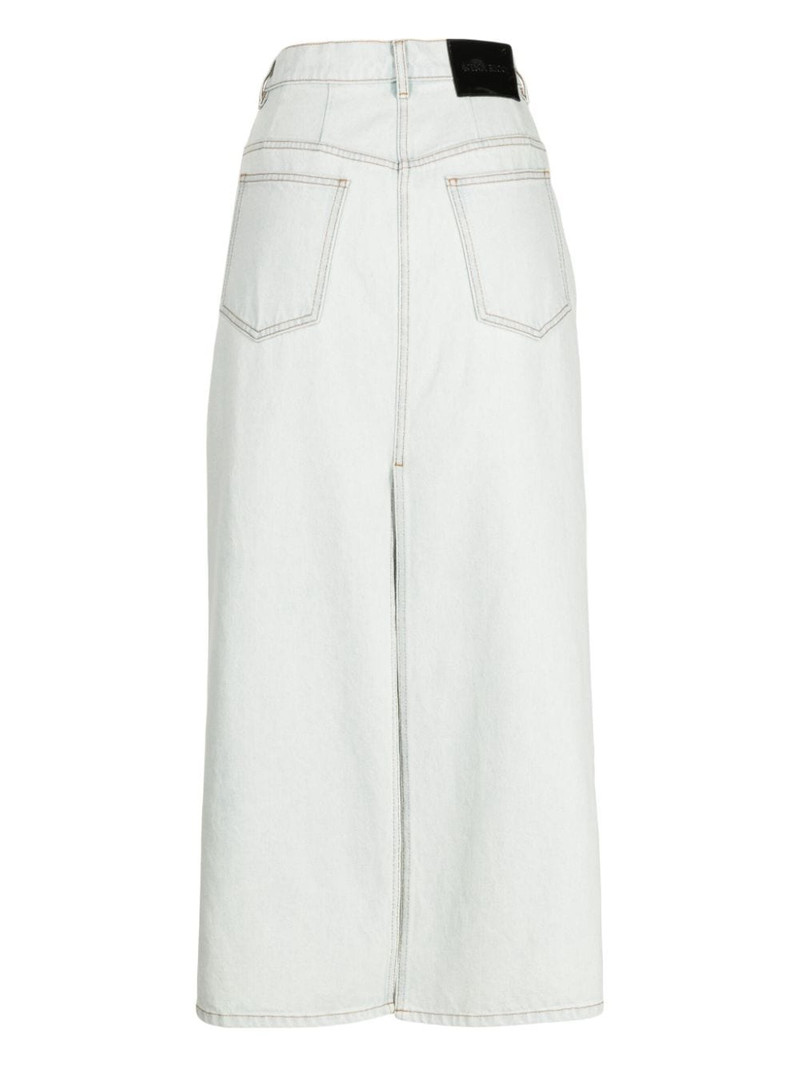 NINA RICCI denim midi skirt outlook