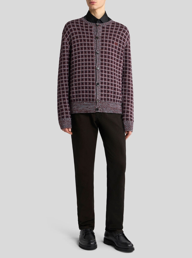 COTTON CARDIGAN JACKET WITH PEGASO EMBROIDERY 4