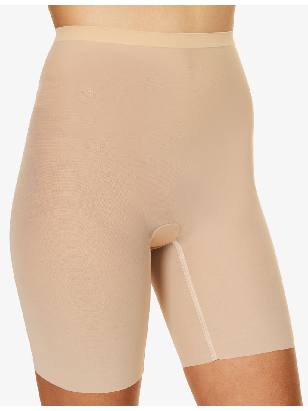 Semi-sheer high-rise stretch-tulle shorts - 3