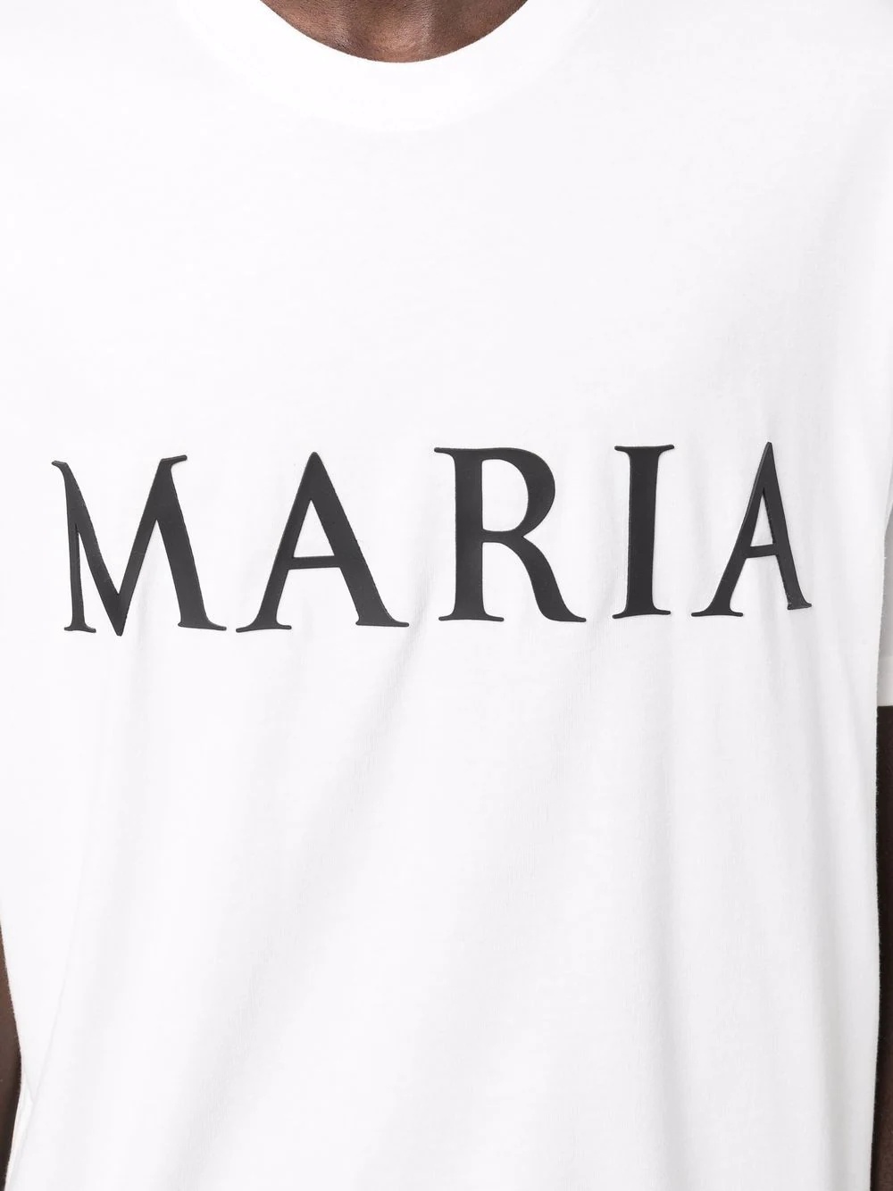 Maria slogan-print organic cotton T-shirt - 6