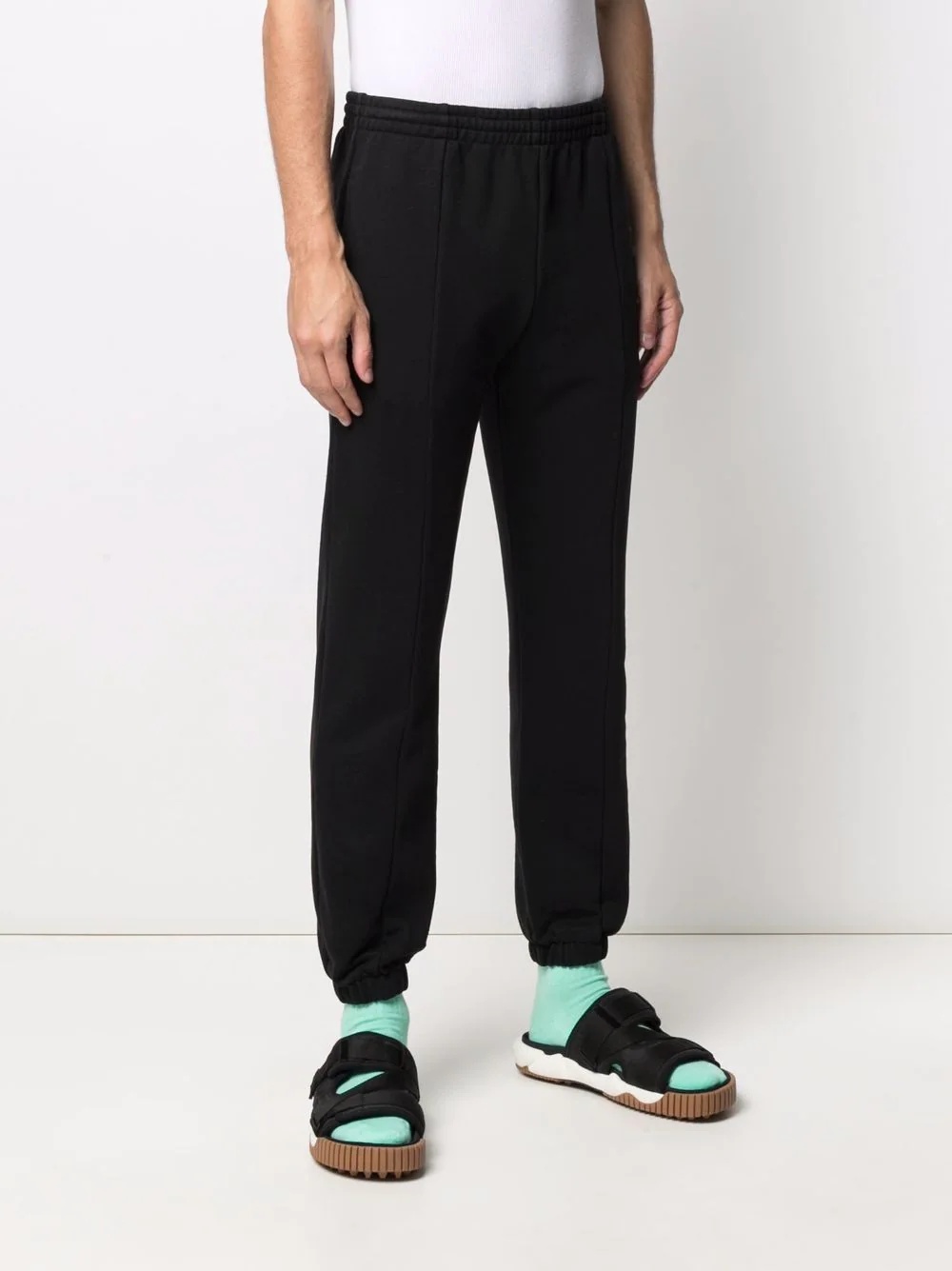 elasticated track pants - 4