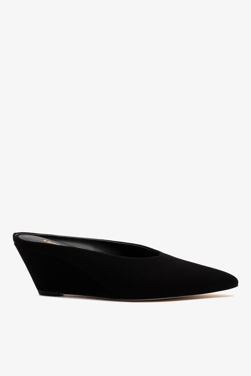 Loulou Mule Black Suede 1