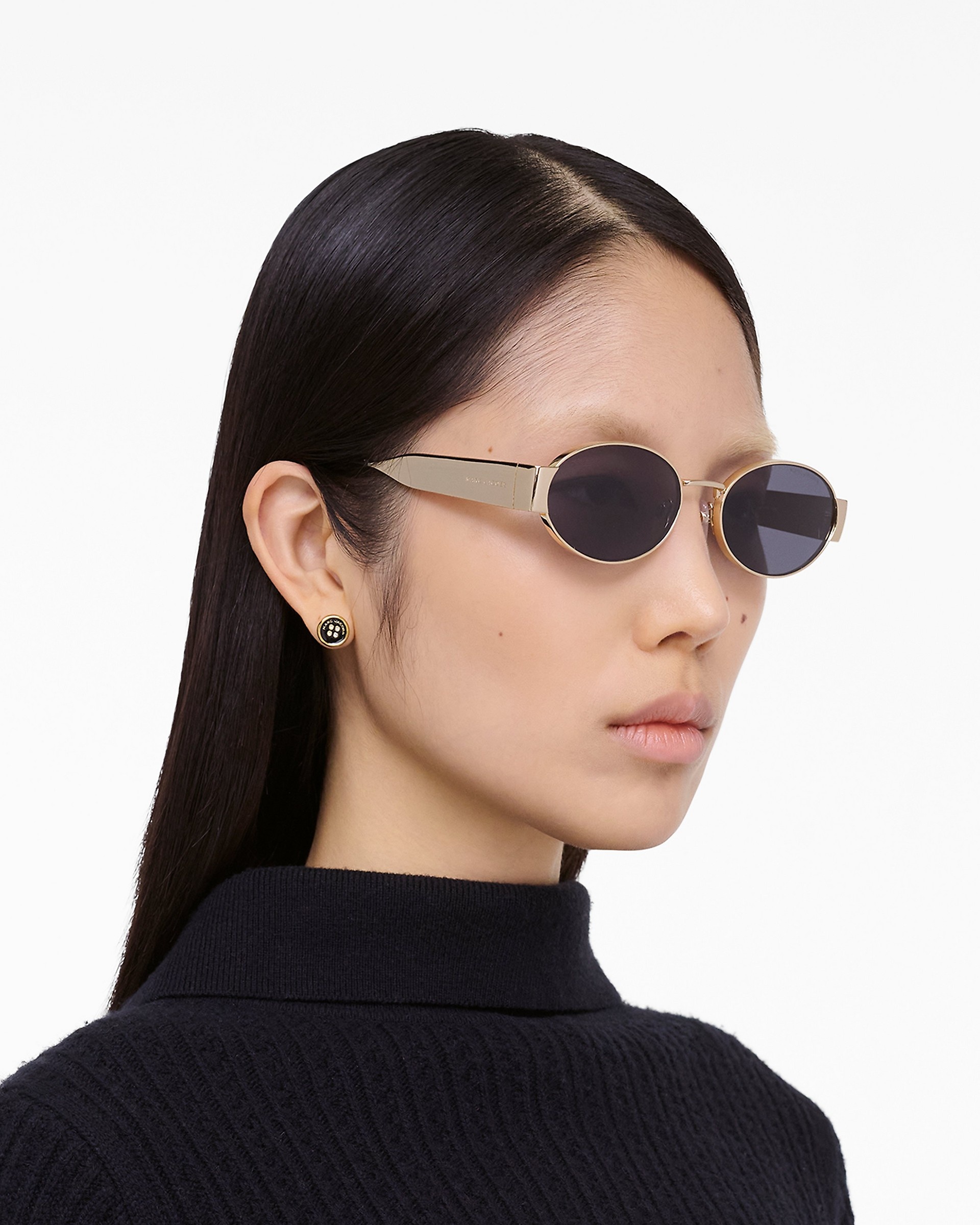 Marc Jacobs THE CLASSIC LOGO ROUND SUNGLASSES | REVERSIBLE